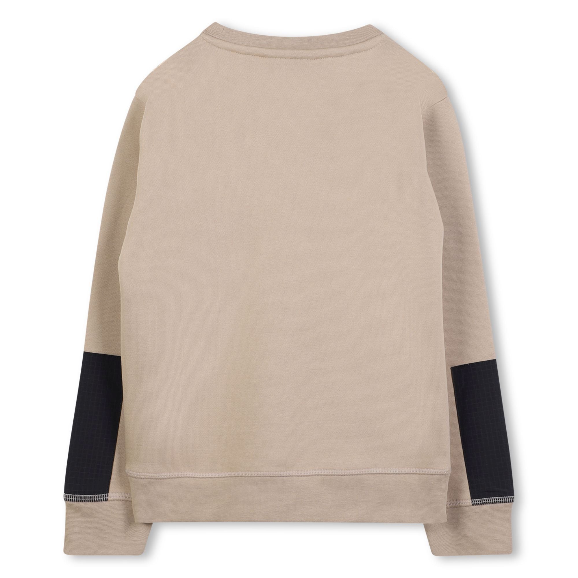 HUGOLogo Print Panelled SweatshirtSAVANNA