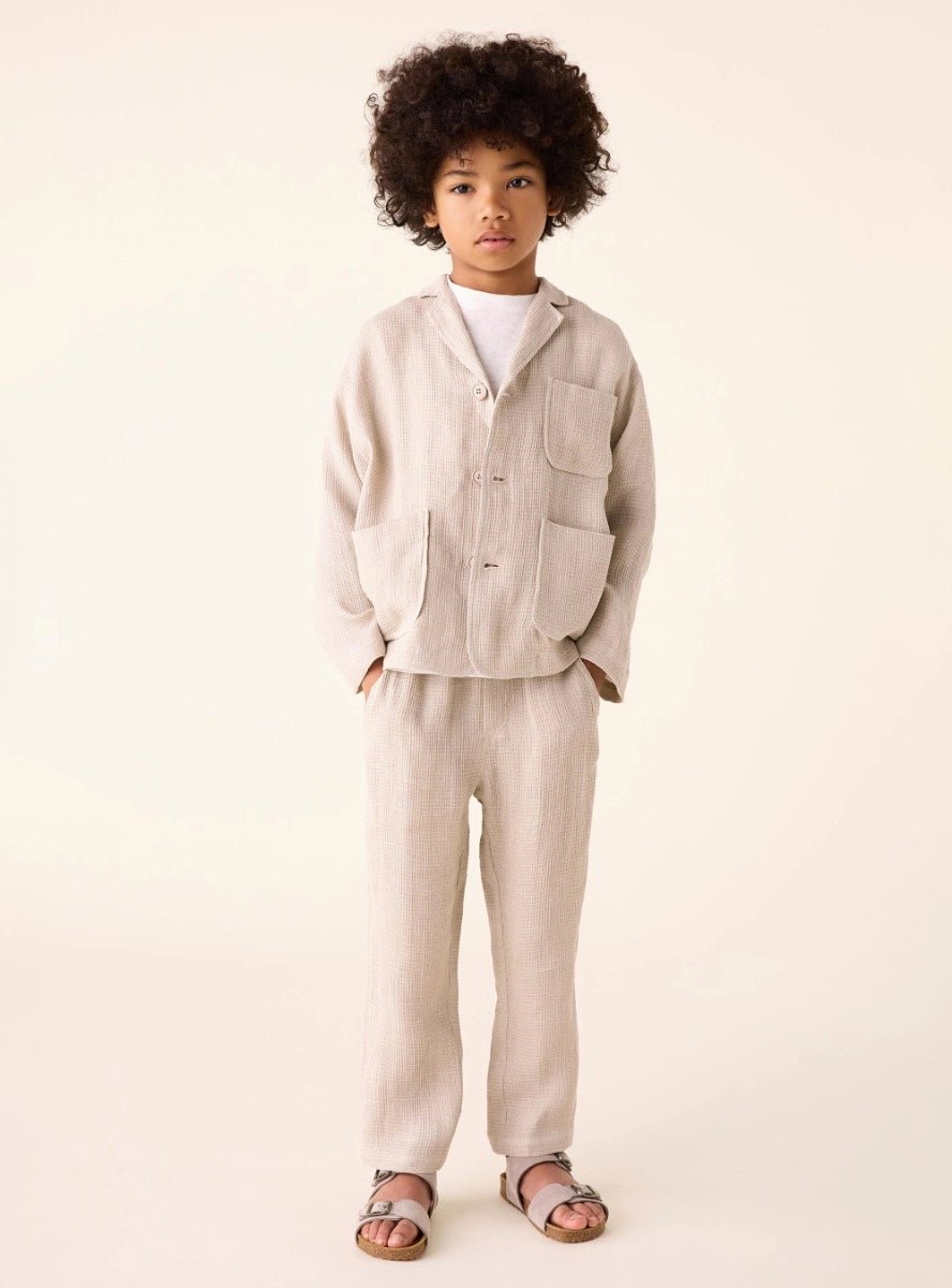 Il GufoLinen Waffle Trousers8053785685919SAVANNA