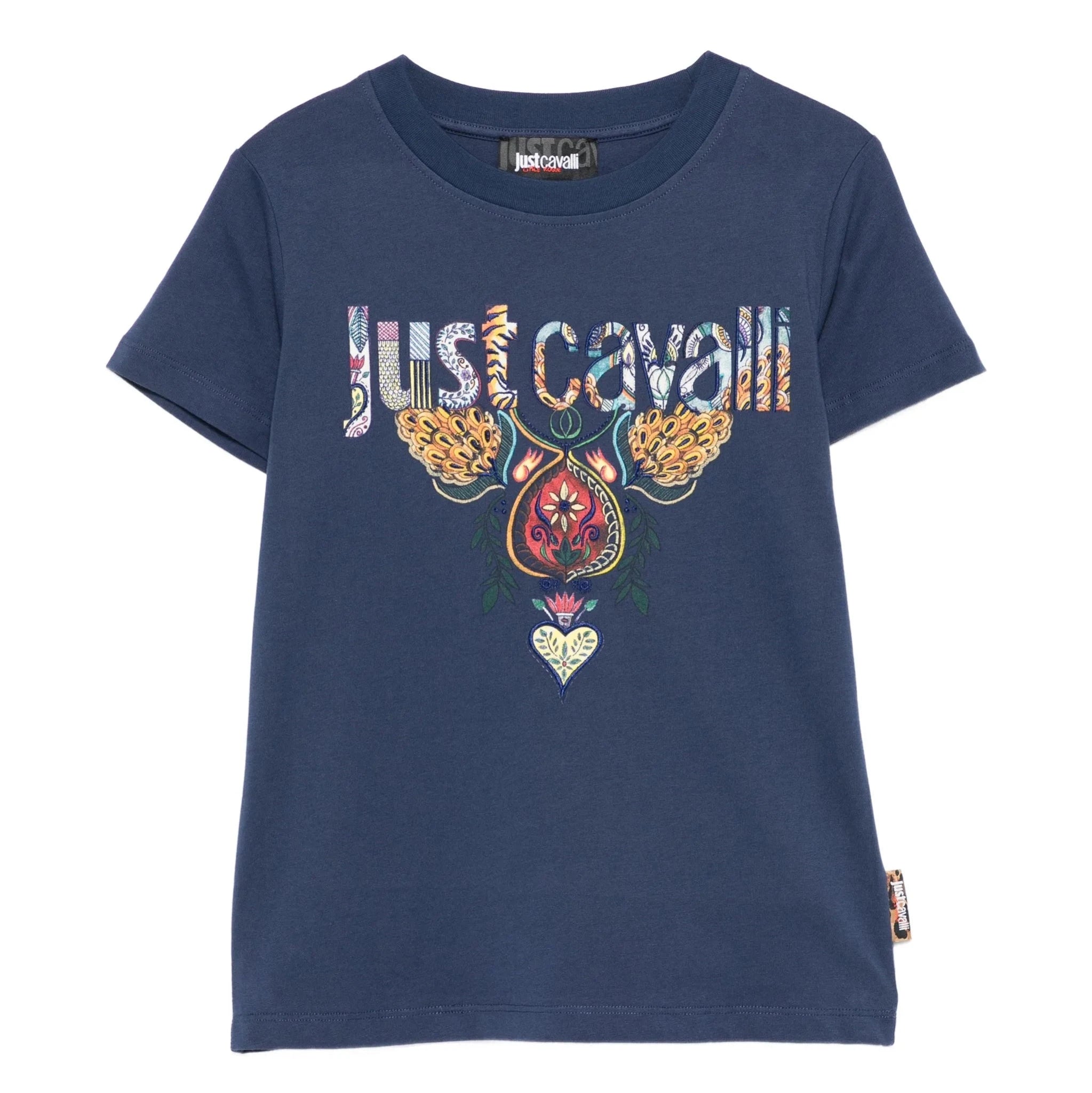 Just CavalliGraphic Hearts T-Shirt8053638510139SAVANNA