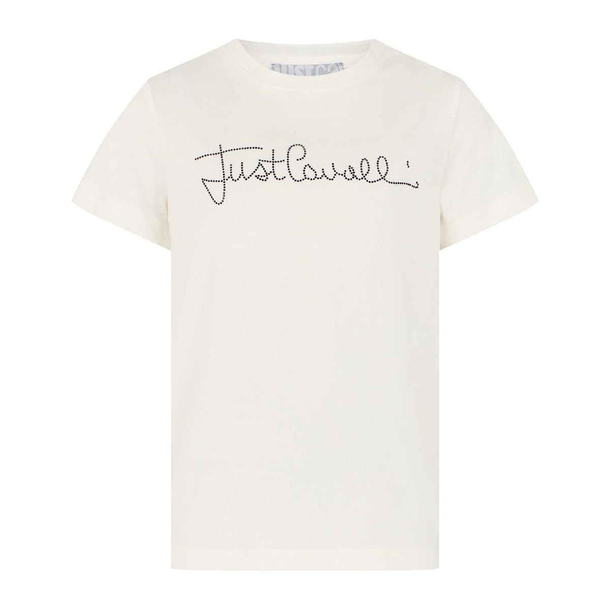 Just CavalliRhinestone Logo T-Shirt8053638888160SAVANNA