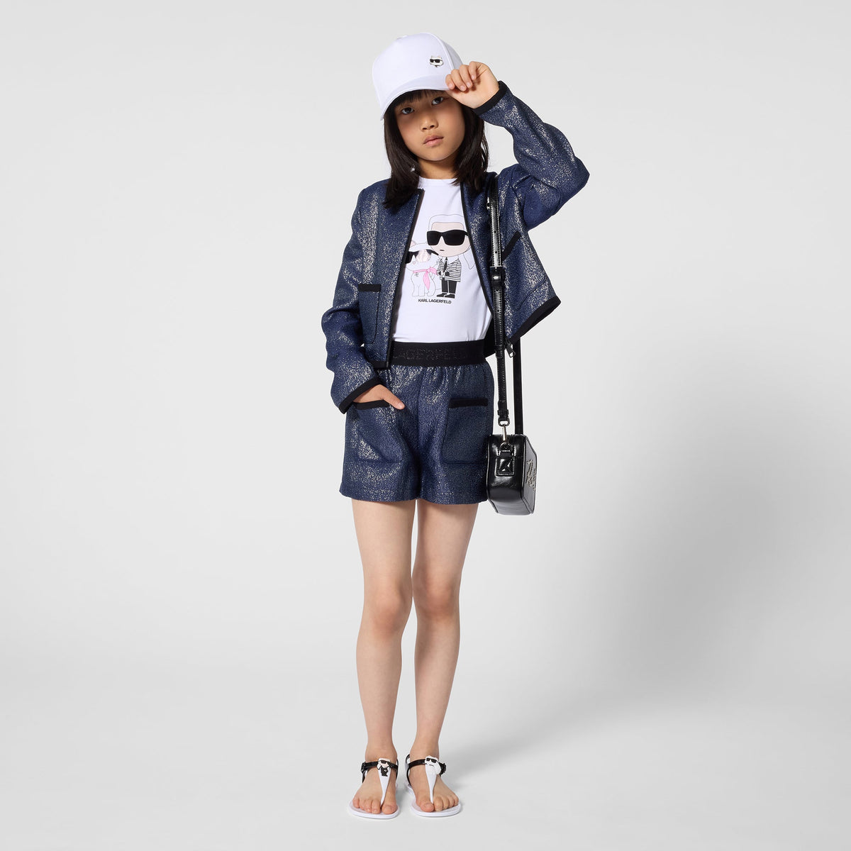 Karl LagerfeldIkonik Karl & Choupette T-Shirt3617165978883SAVANNA
