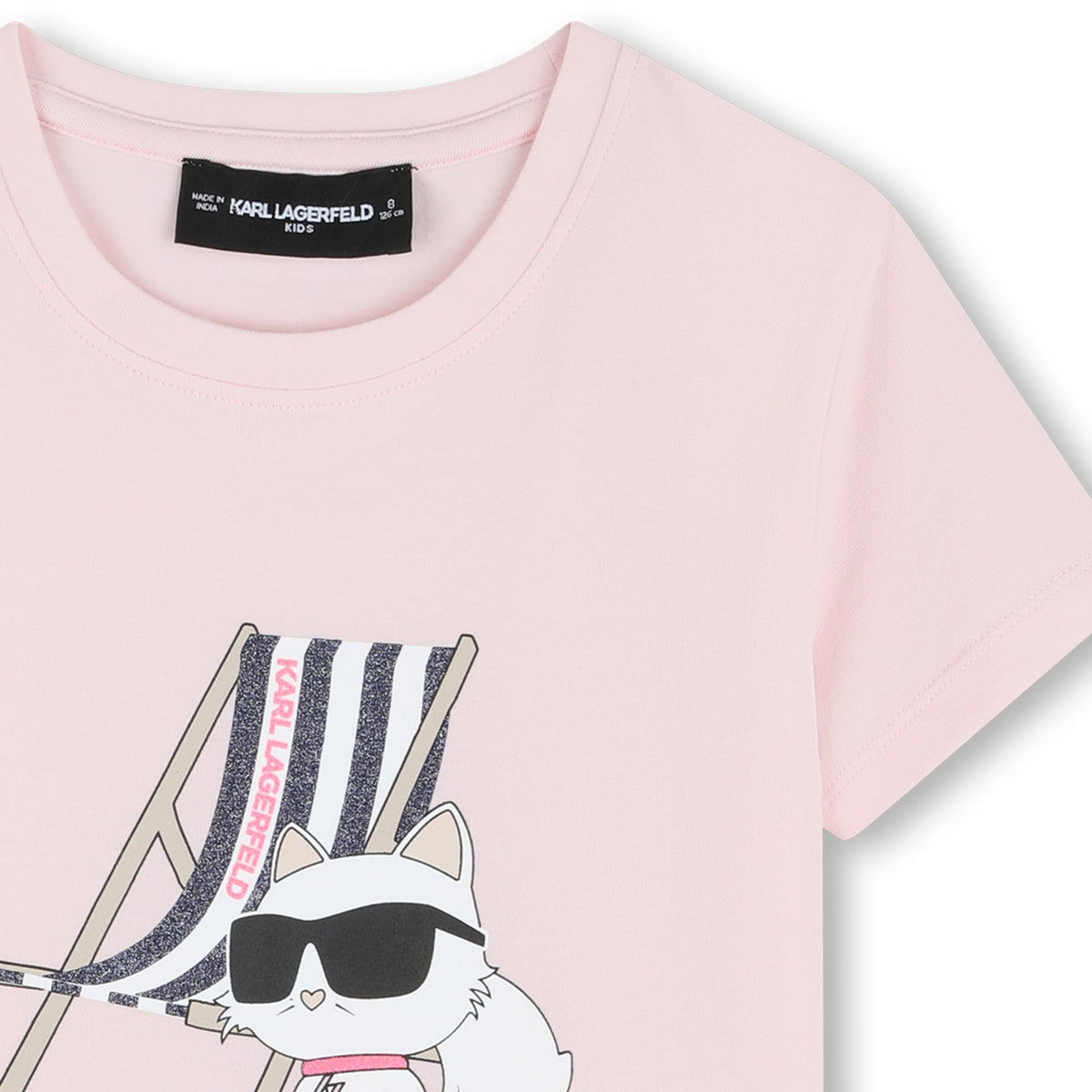 Karl LagerfeldIkonik Karl & Choupette T-ShirtSAVANNA