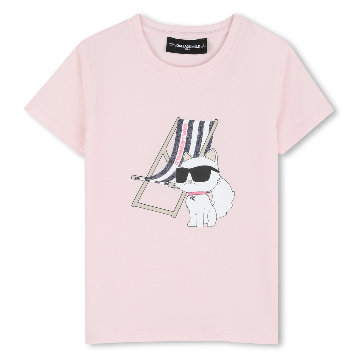 Karl LagerfeldIkonik Karl & Choupette T-ShirtSAVANNA