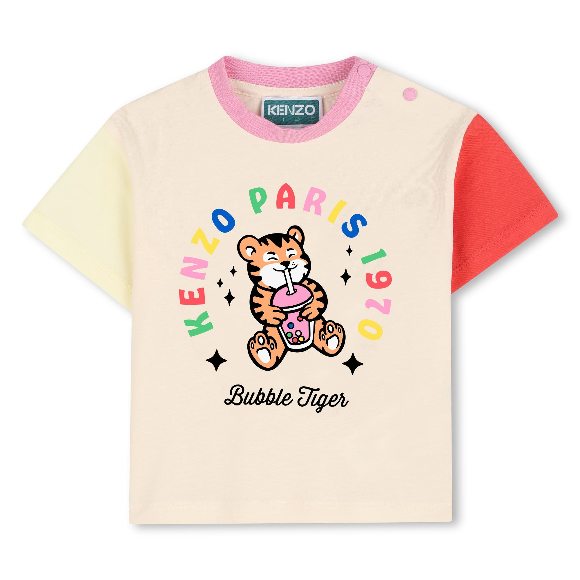 KENZOBubble Tiger Logo T-ShirtSAVANNA