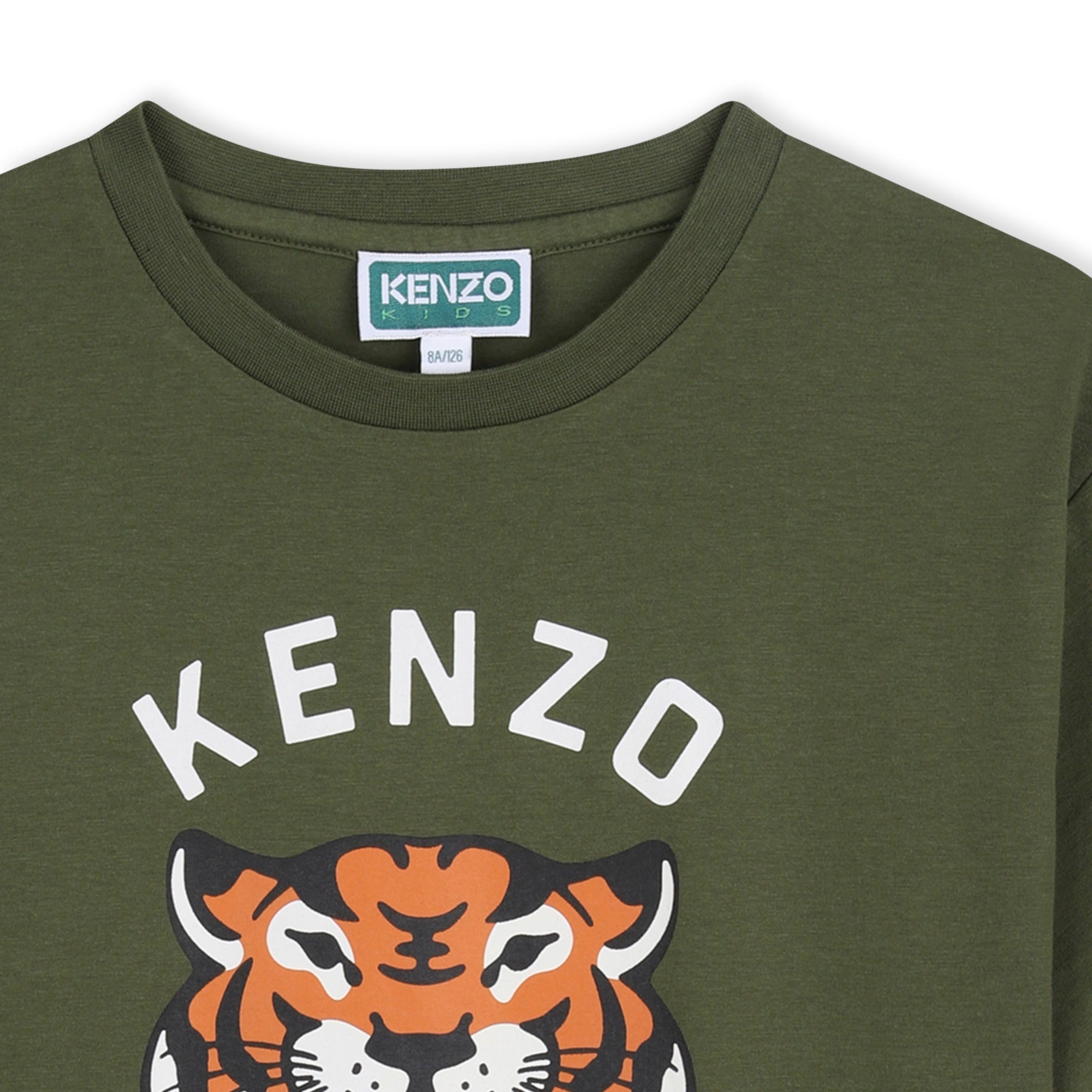 KENZOCrew Neck Tiger T-Shirt3617165921971SAVANNA