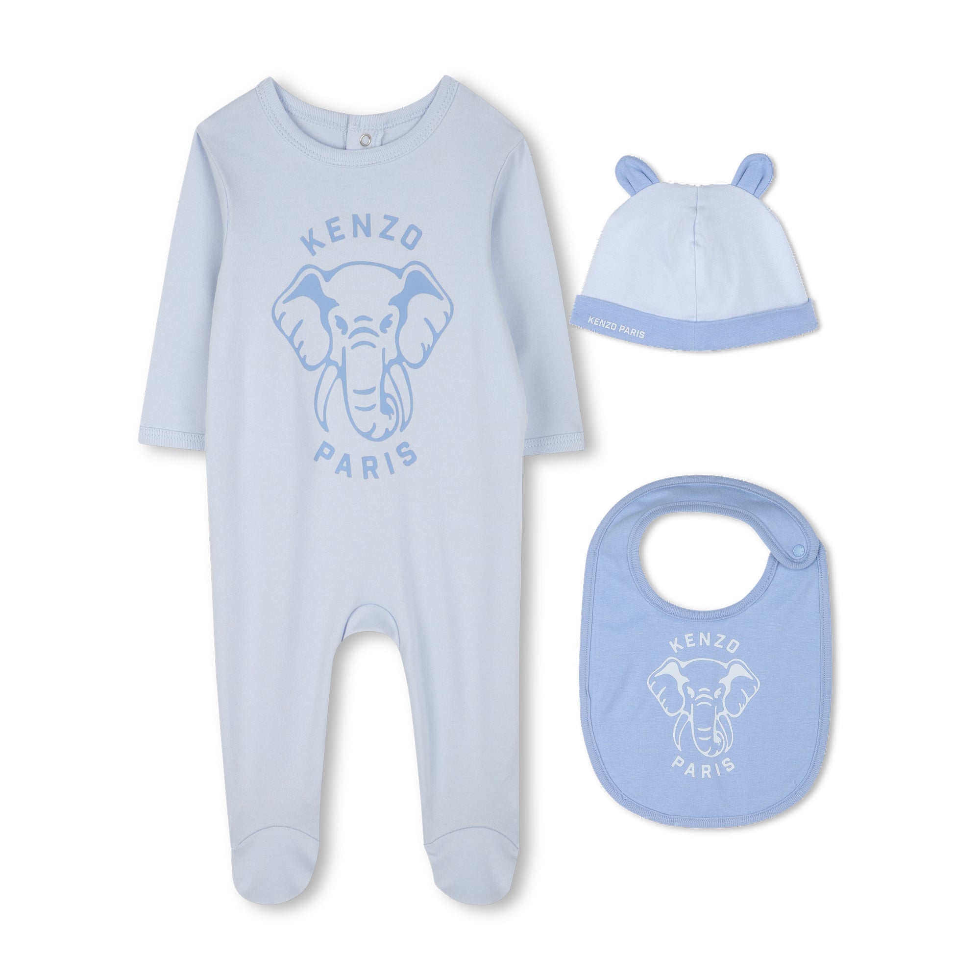 KENZOElephant Logo Babygrow Gift SetSAVANNA