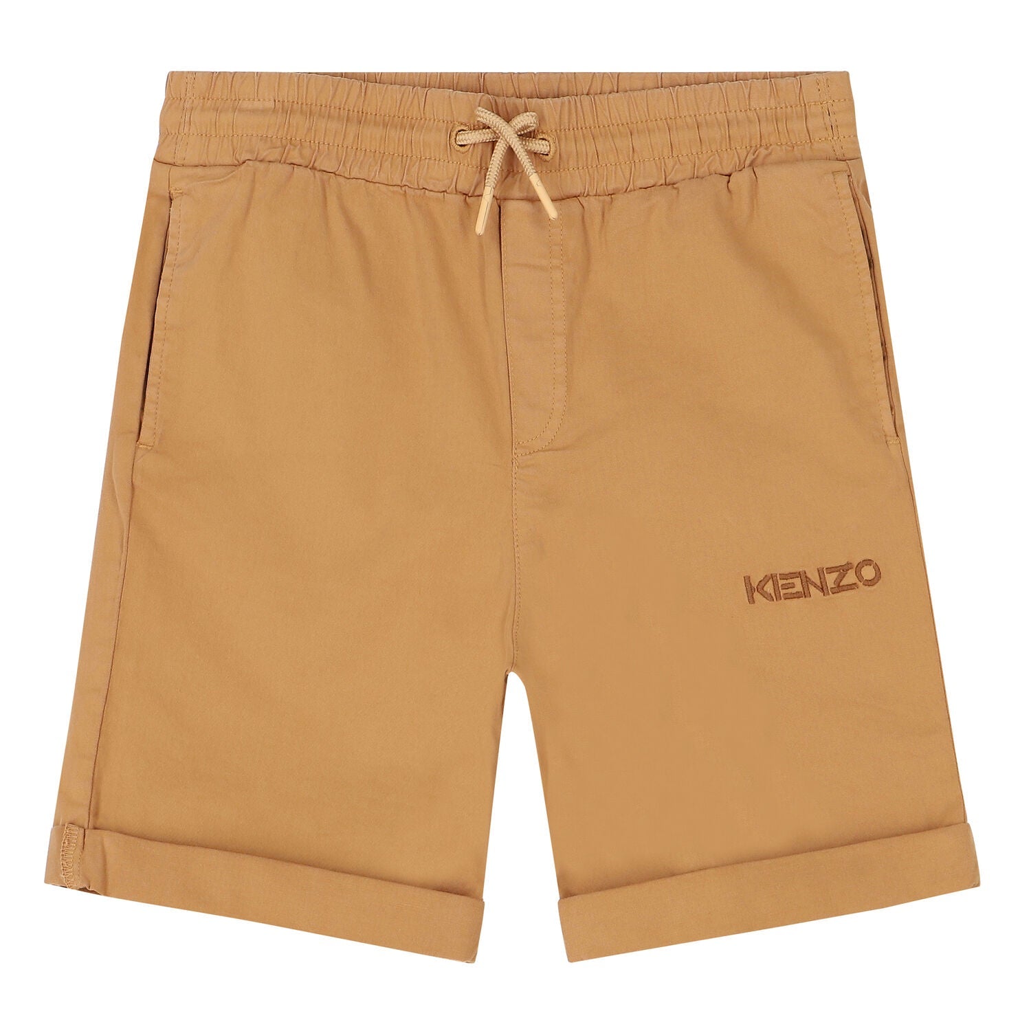 KENZOEmbroidered Logo ShortsSAVANNA