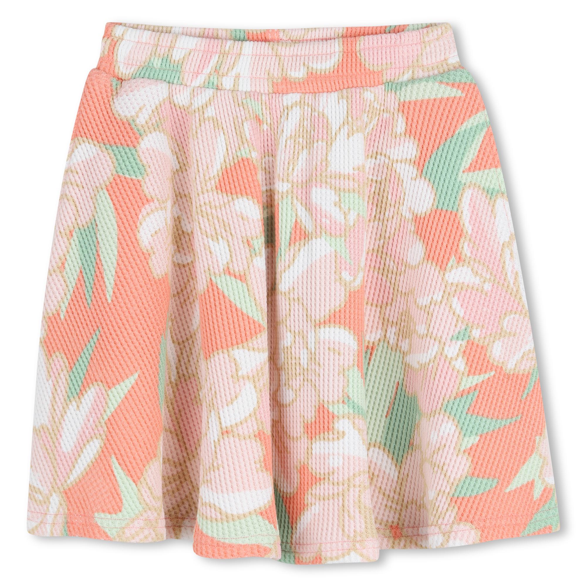KENZOPeony Print Skirt3617165827693SAVANNA