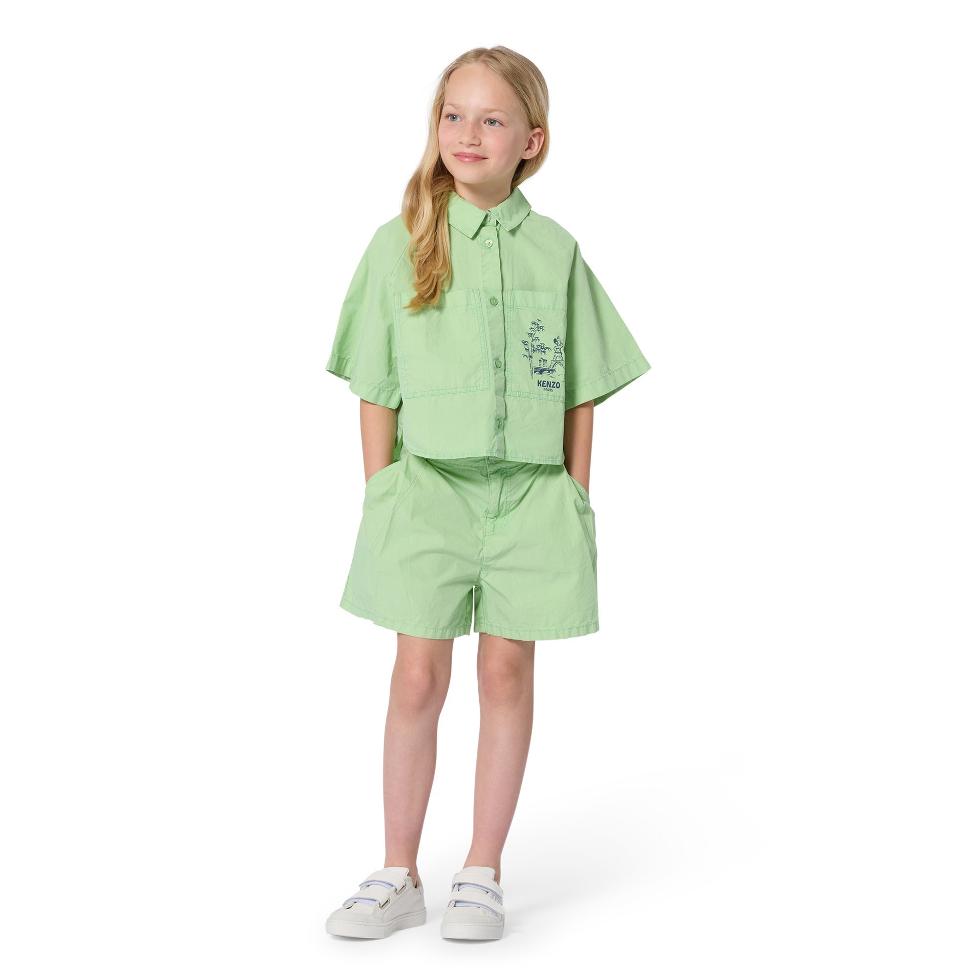 KENZOShort Sleeved Poplin Shirt3617165932311SAVANNA