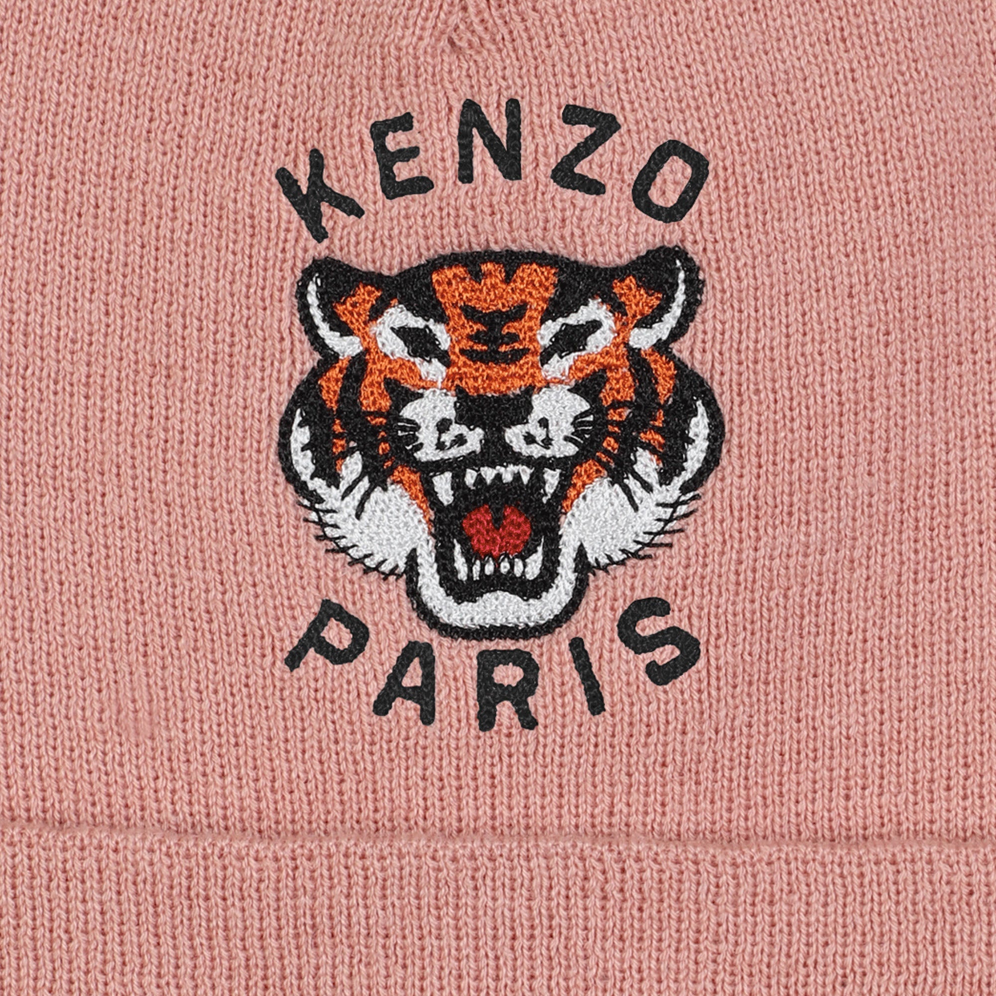 KENZOTiger Embroidered Beanie Hat3617165689543SAVANNA