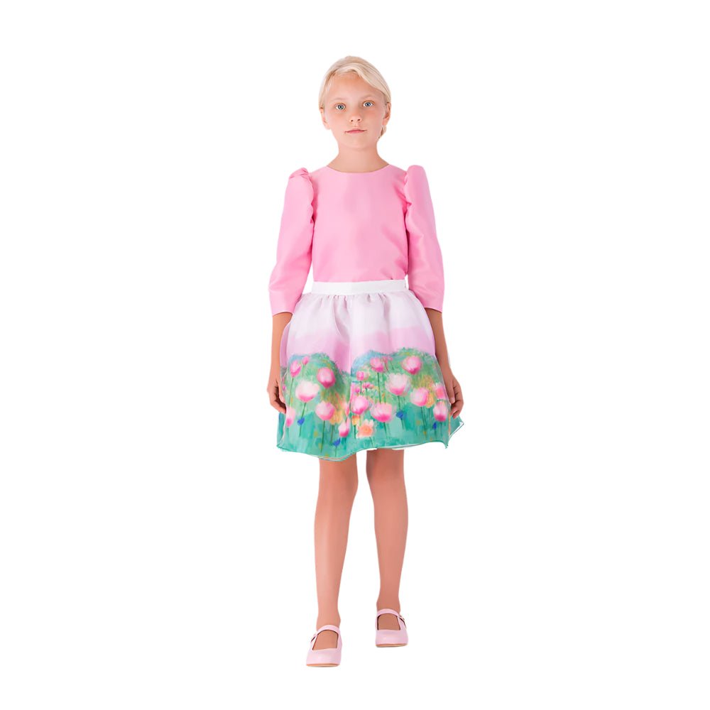 Mama LumaFlowers Silky Satin Skirt9320000184274SAVANNA