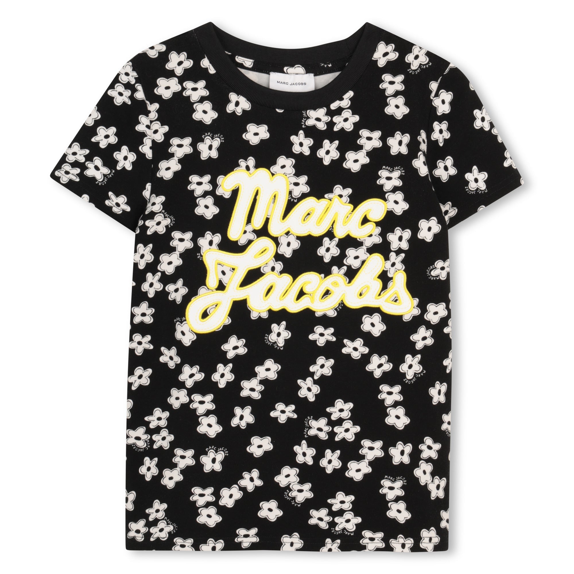 MARC JACOBSFloral Logo Print T‑ShirtSAVANNA
