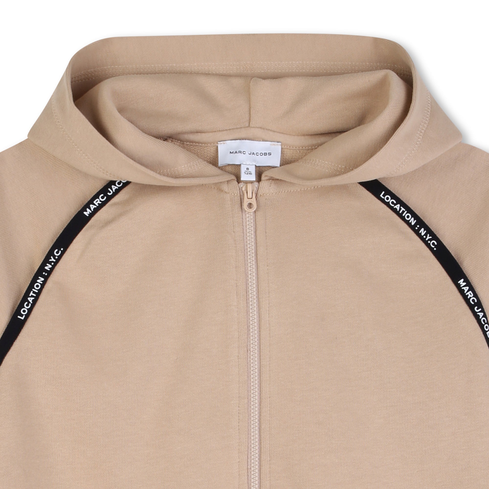 MARC JACOBSLogo Hooded Zip Up Top3617165908521SAVANNA
