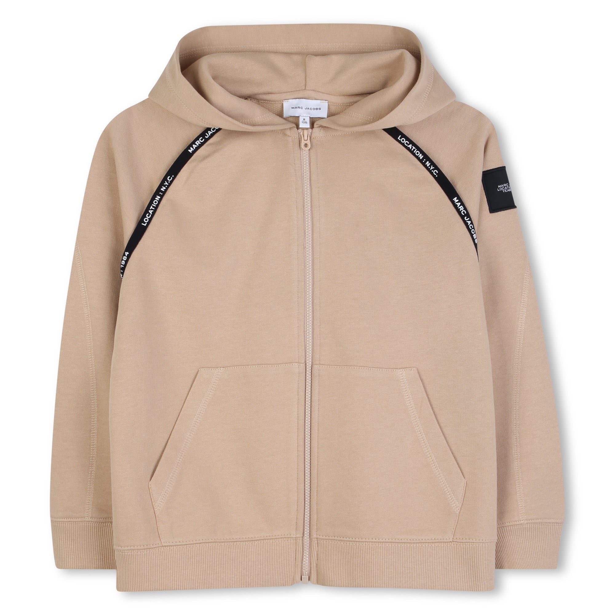 MARC JACOBSLogo Hooded Zip Up Top3617165908521SAVANNA