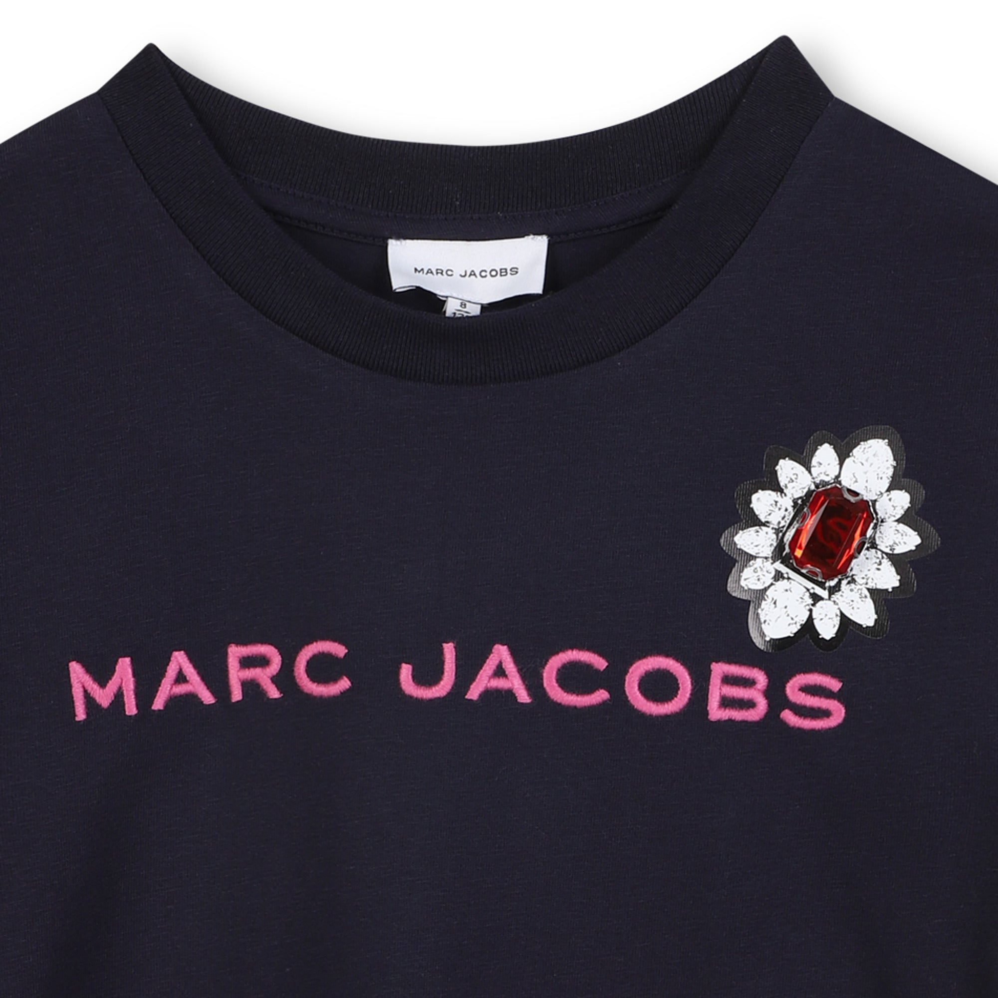 MARC JACOBSRhinestone Logo T-ShirtSAVANNA