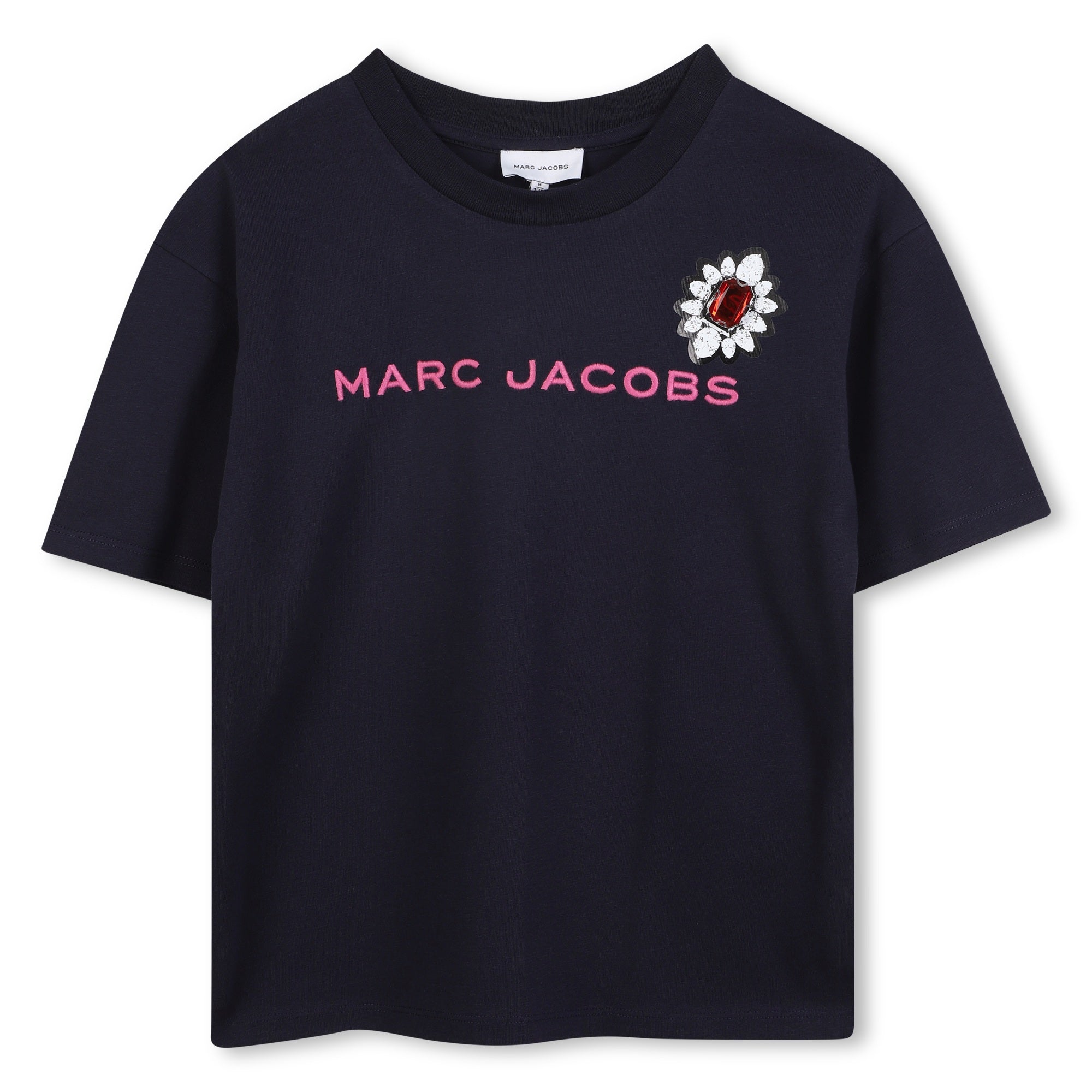MARC JACOBSRhinestone Logo T-ShirtSAVANNA