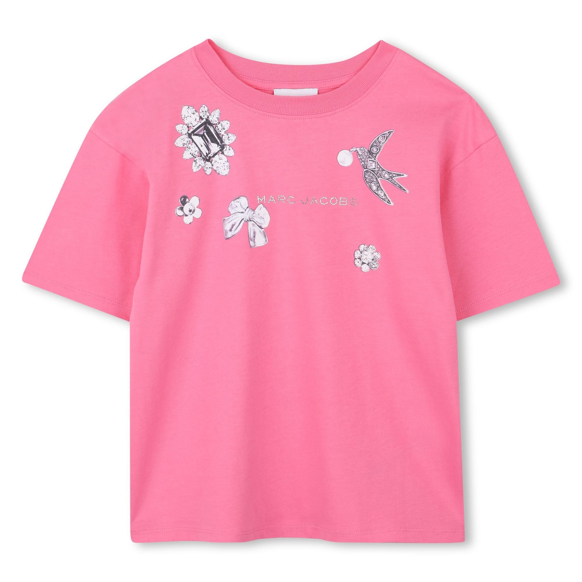 MARC JACOBSRhinestone Logo T-ShirtSAVANNA