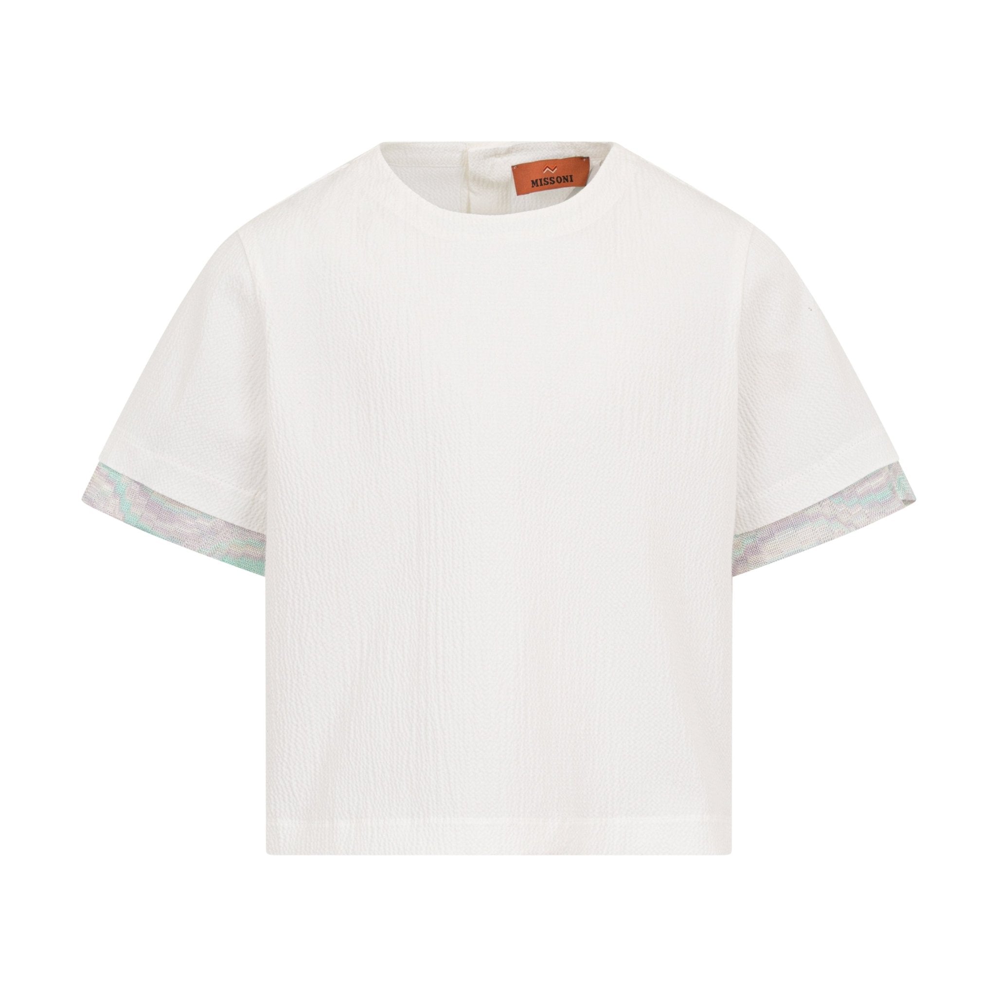 MISSONIChevron Knit Detailed T-Shirt8059774327792SAVANNA