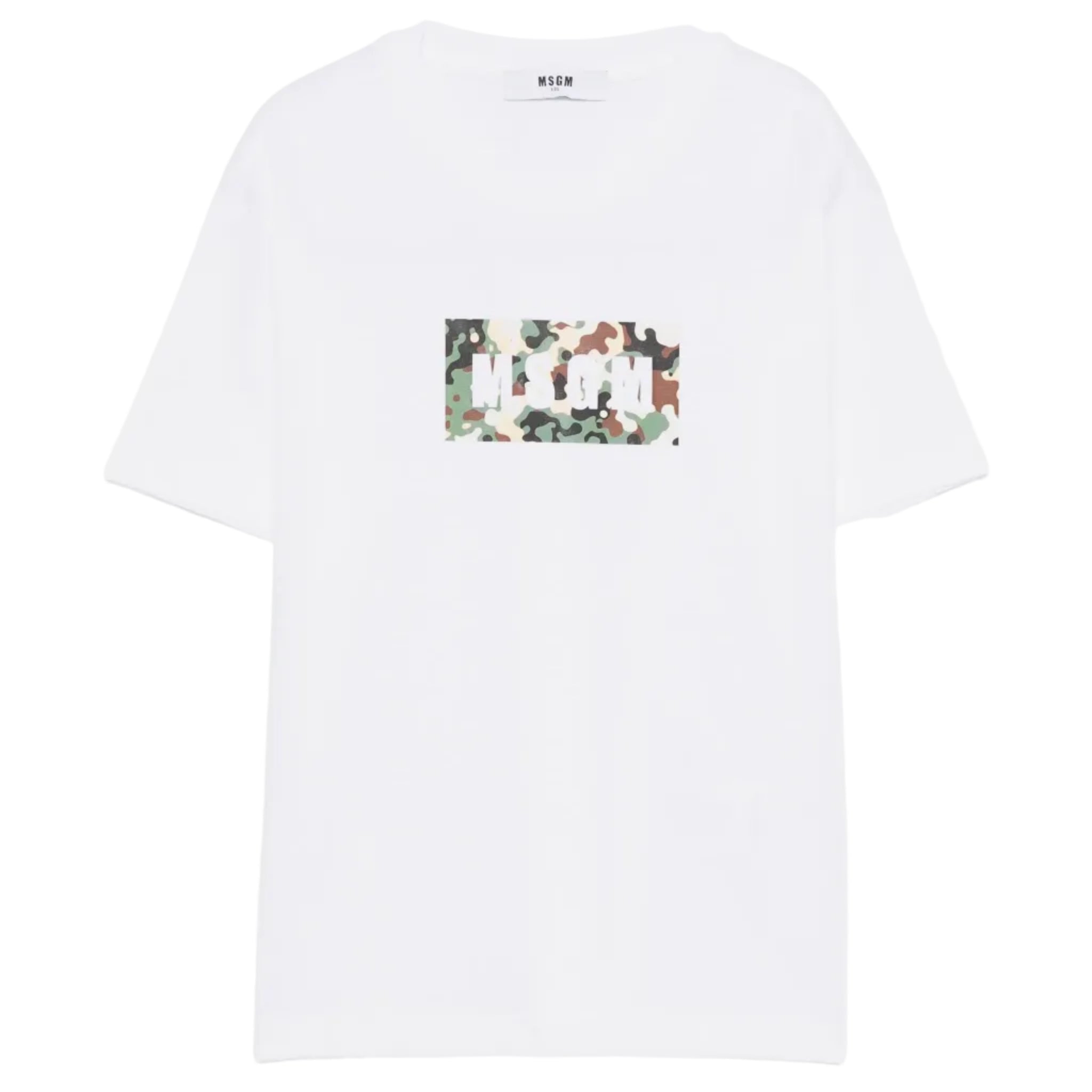MSGMCamouflage Logo Printed T-Shirt8051883424799SAVANNA