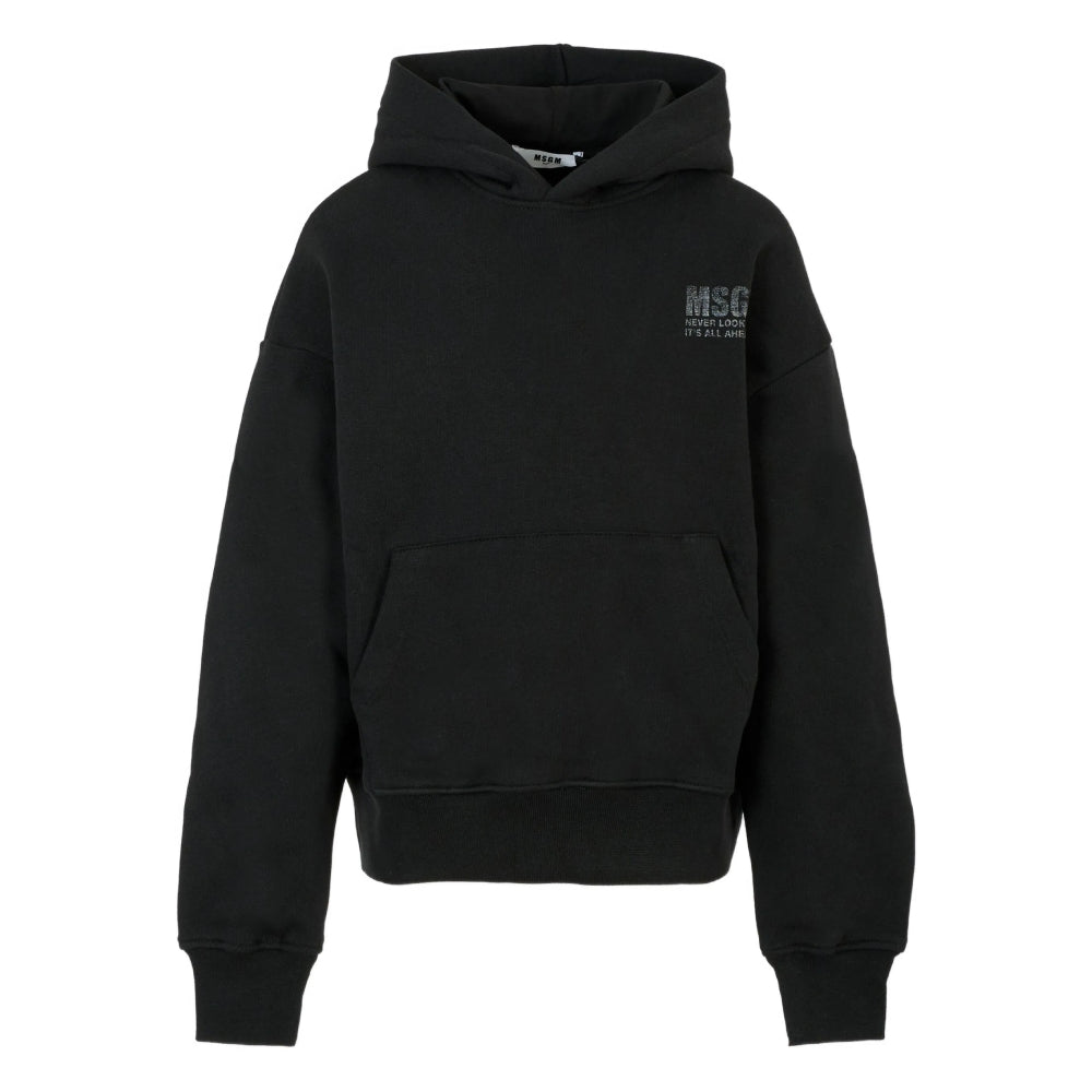 MSGMCrystal Embellished Logo Hoodie8051883396997SAVANNA