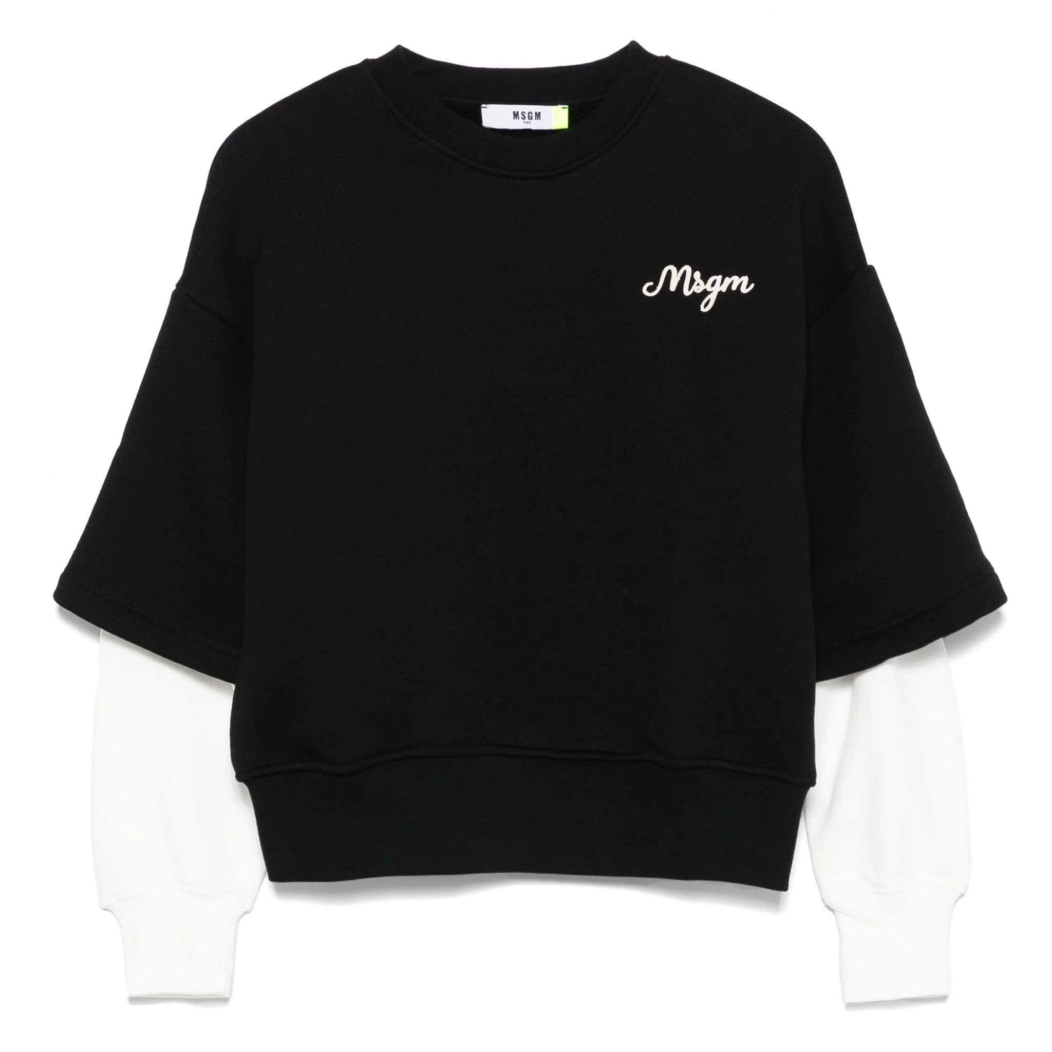 MSGMDouble Layered Logo Print Sweatshirt8051883383157SAVANNA