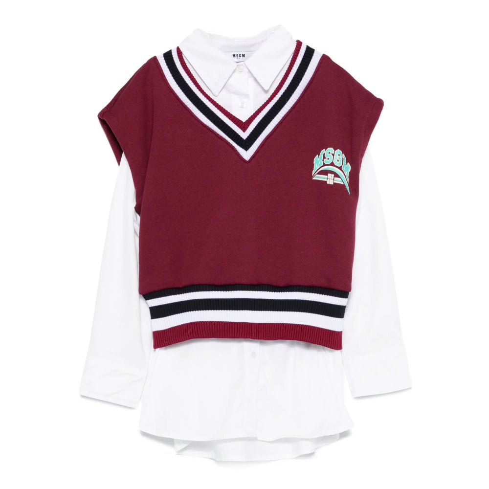 MSGMLogo Gilet Combo Shirt8051883385861SAVANNA