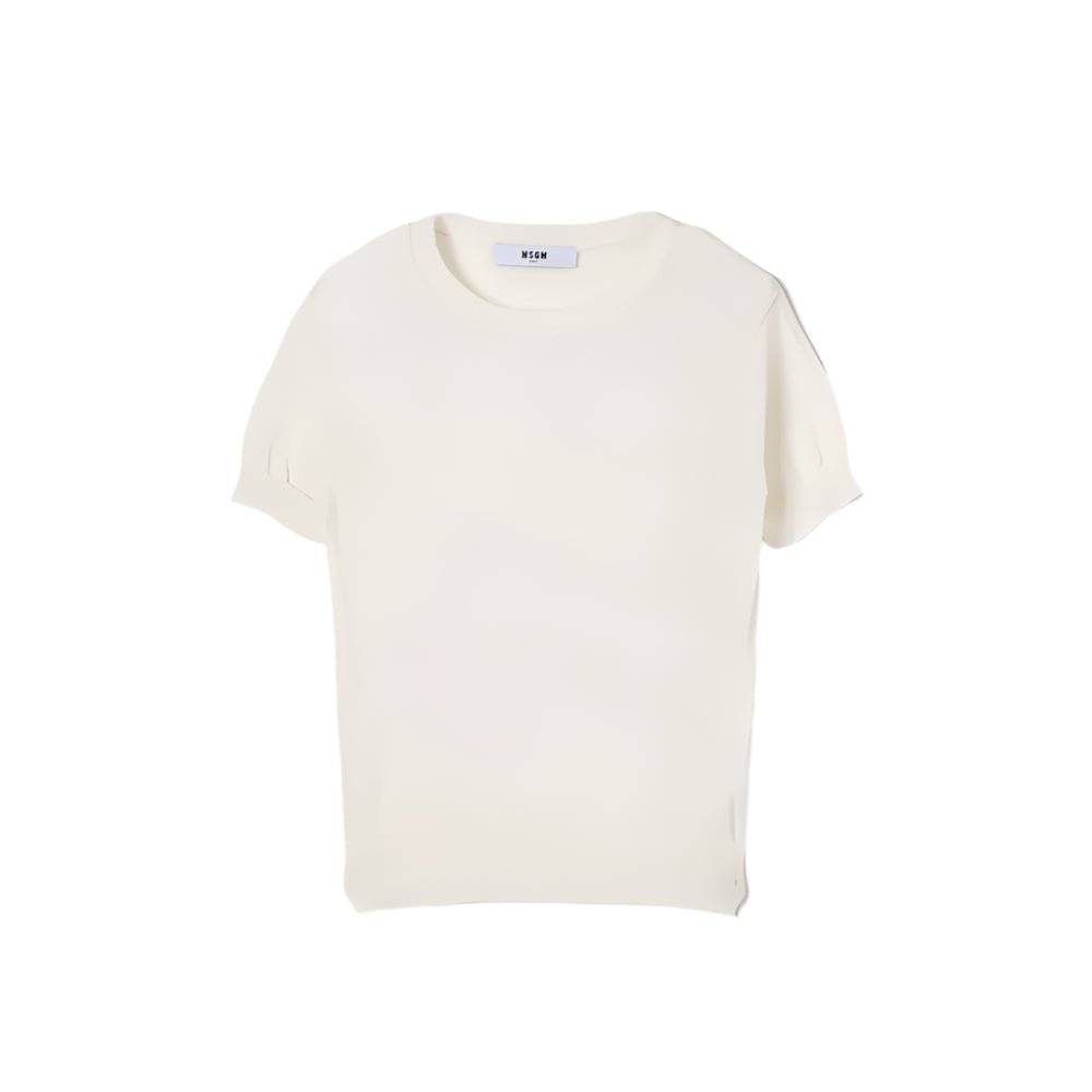 MSGMLogo Knitted T-shirt8051883361520SAVANNA