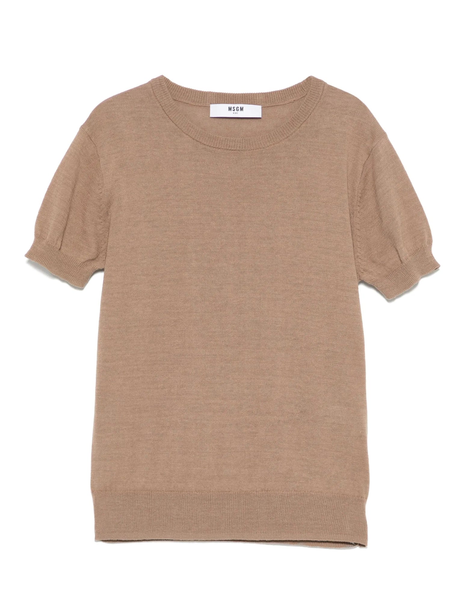 MSGMLogo Knitted T-shirt8051883361582SAVANNA