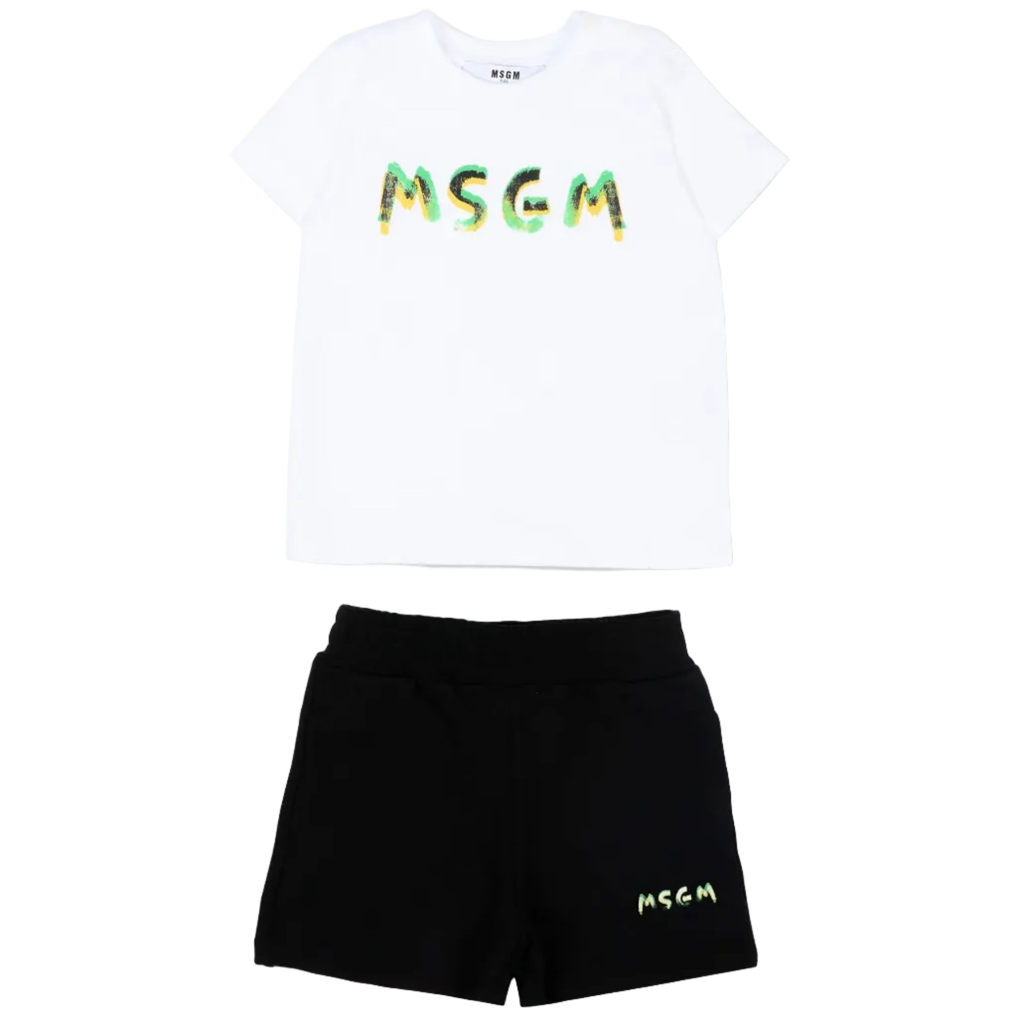 MSGMLogo Print Crewneck Short Set8051883445800SAVANNA