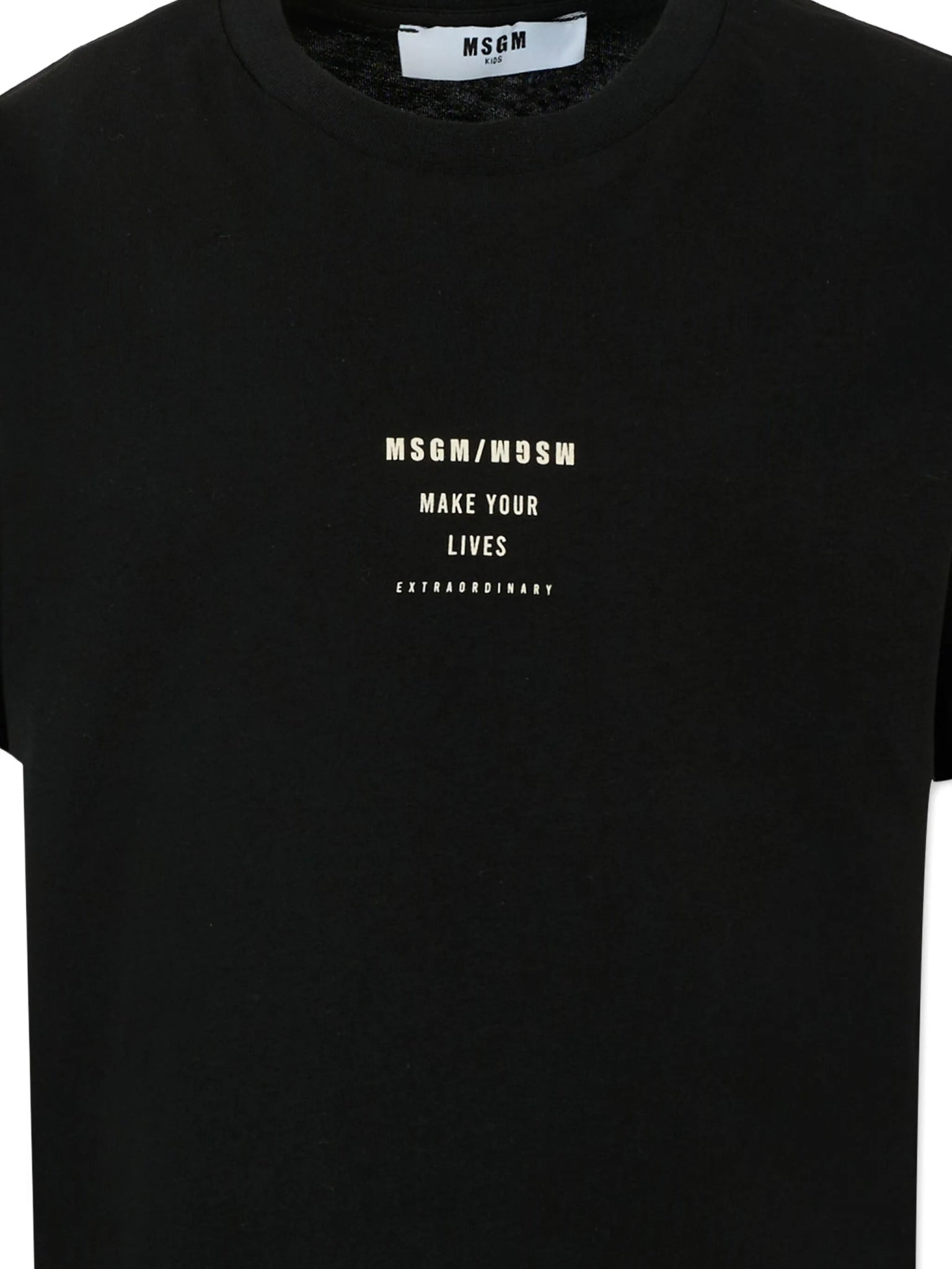 MSGMLogo Print Short Sleeve T-Shirt8051883383485SAVANNA