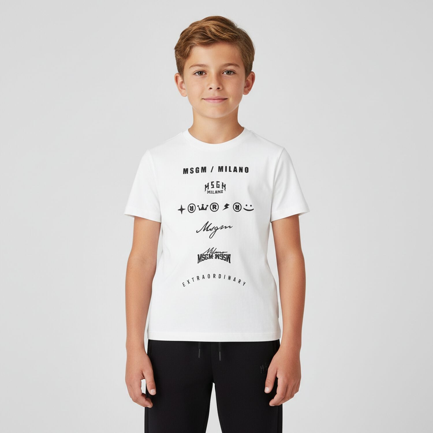 MSGMLogo Print Short Sleeve T-Shirt8051883383713SAVANNA