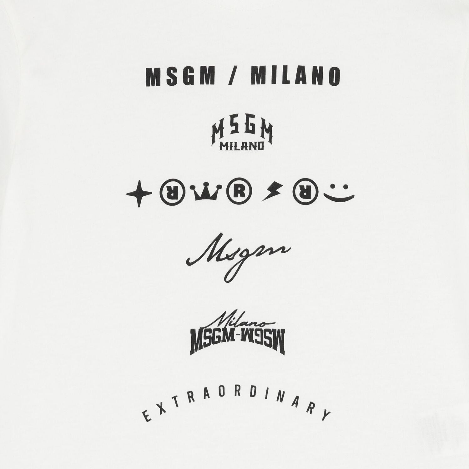 MSGMLogo Print Short Sleeve T-Shirt8051883383713SAVANNA