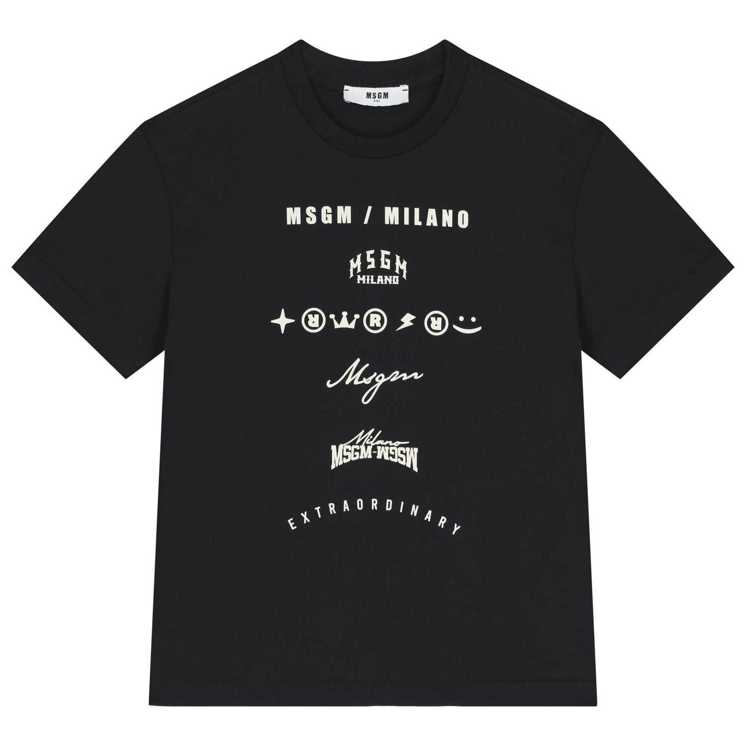 MSGMLogo Print Short Sleeve T-Shirt8051883383768SAVANNA