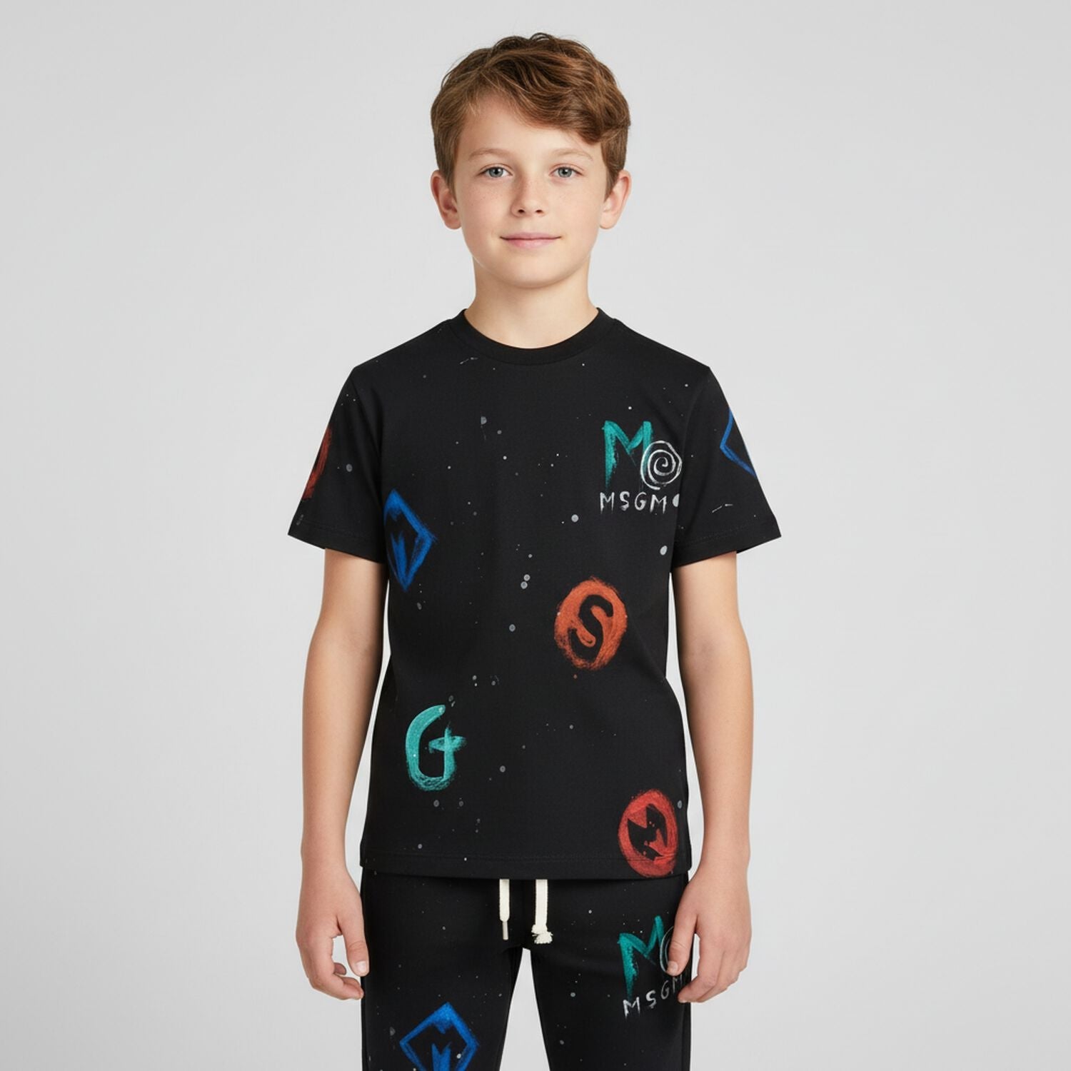 MSGMLogo Print Short Sleeve T-Shirt8051883384314SAVANNA