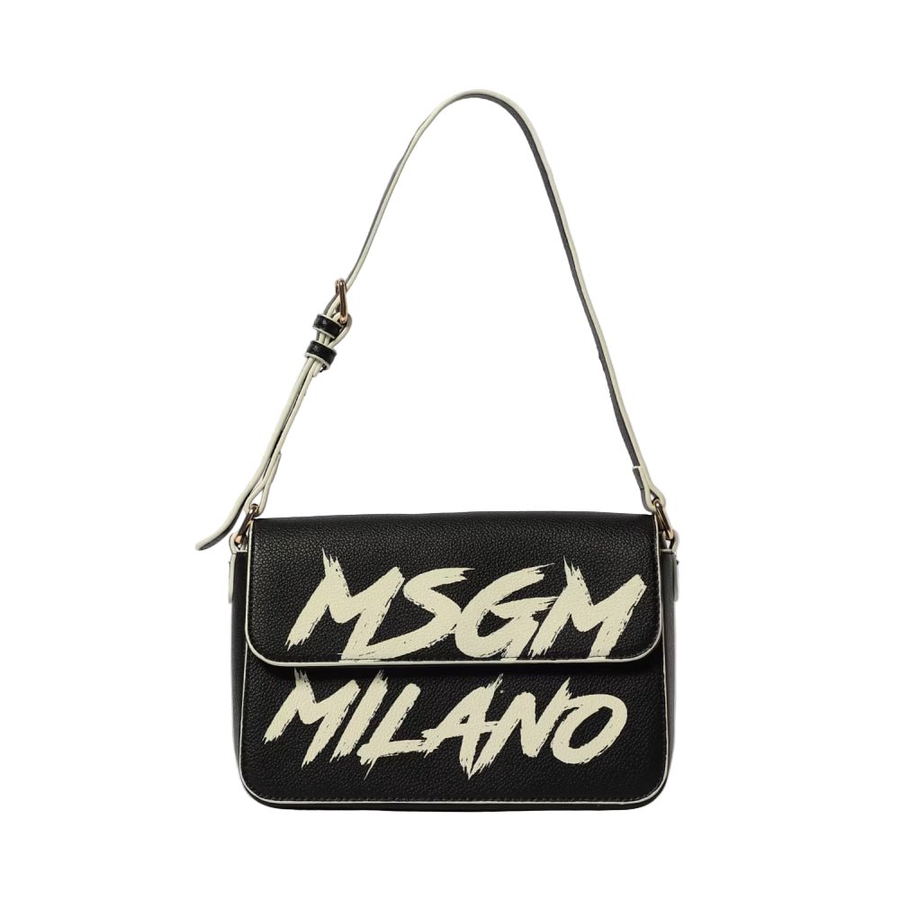 MSGMLogo Print Shoulder Bag8051883377347SAVANNA