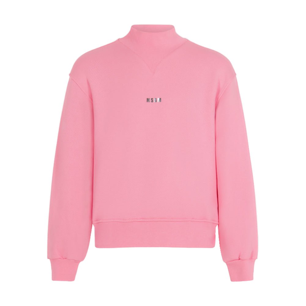 MSGMMock Neck Logo Print Sweatshirt8051883389906SAVANNA