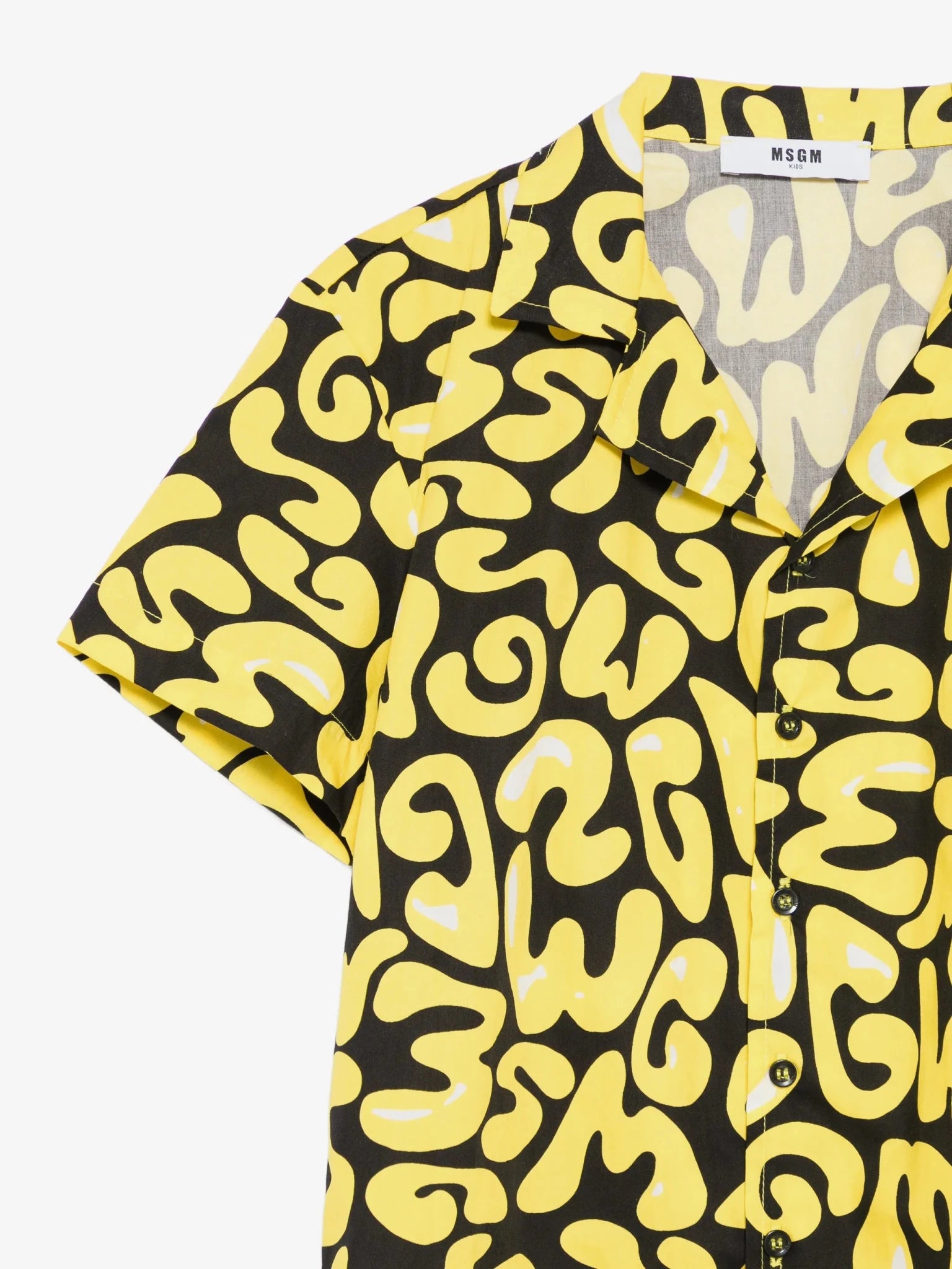 MSGMPoplin Printed Logo Shirt8051883421842SAVANNA