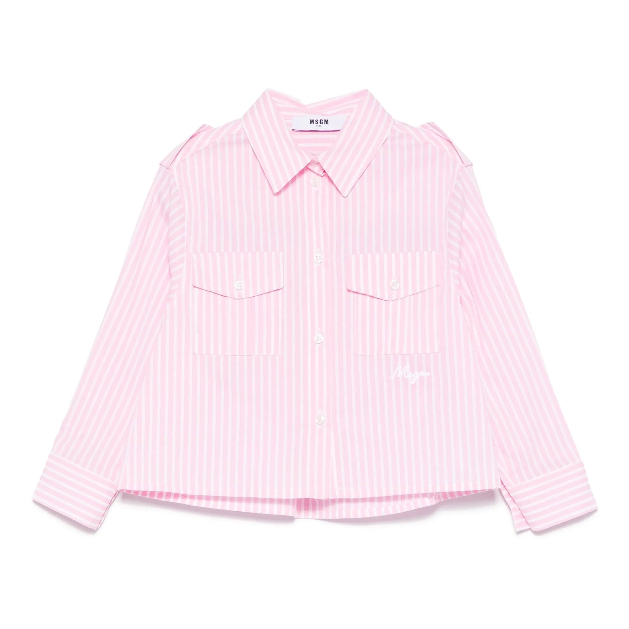 MSGMPoplin Striped Shirt8051883361049SAVANNA