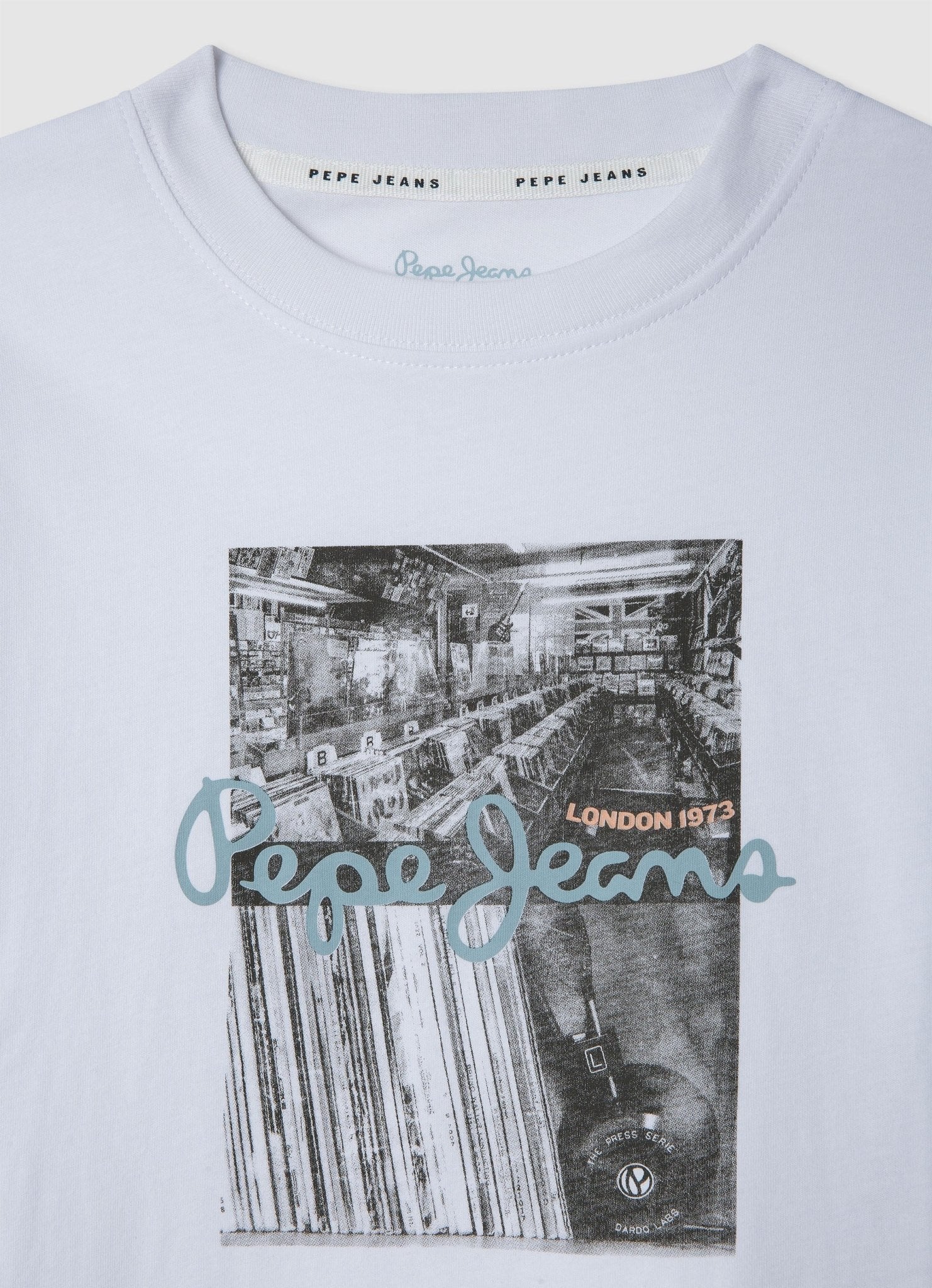 Pepe JeansWilbert Logo Print T-Shirt8447166344081SAVANNA