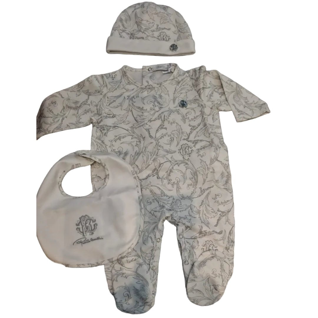 Roberto CavalliEmbroidery Romper Set8053638317714SAVANNA