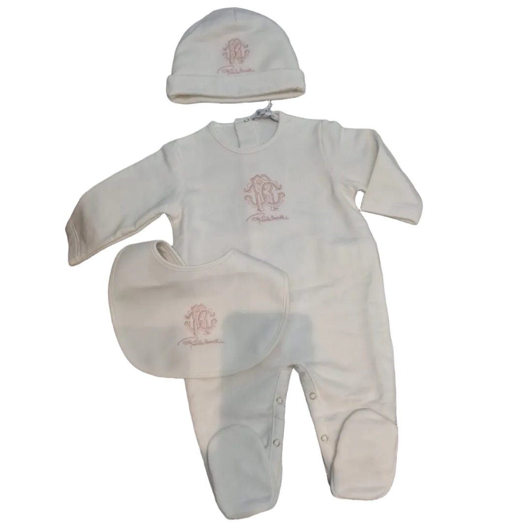 Roberto CavalliEmbroidery Romper Set8053638914746SAVANNA