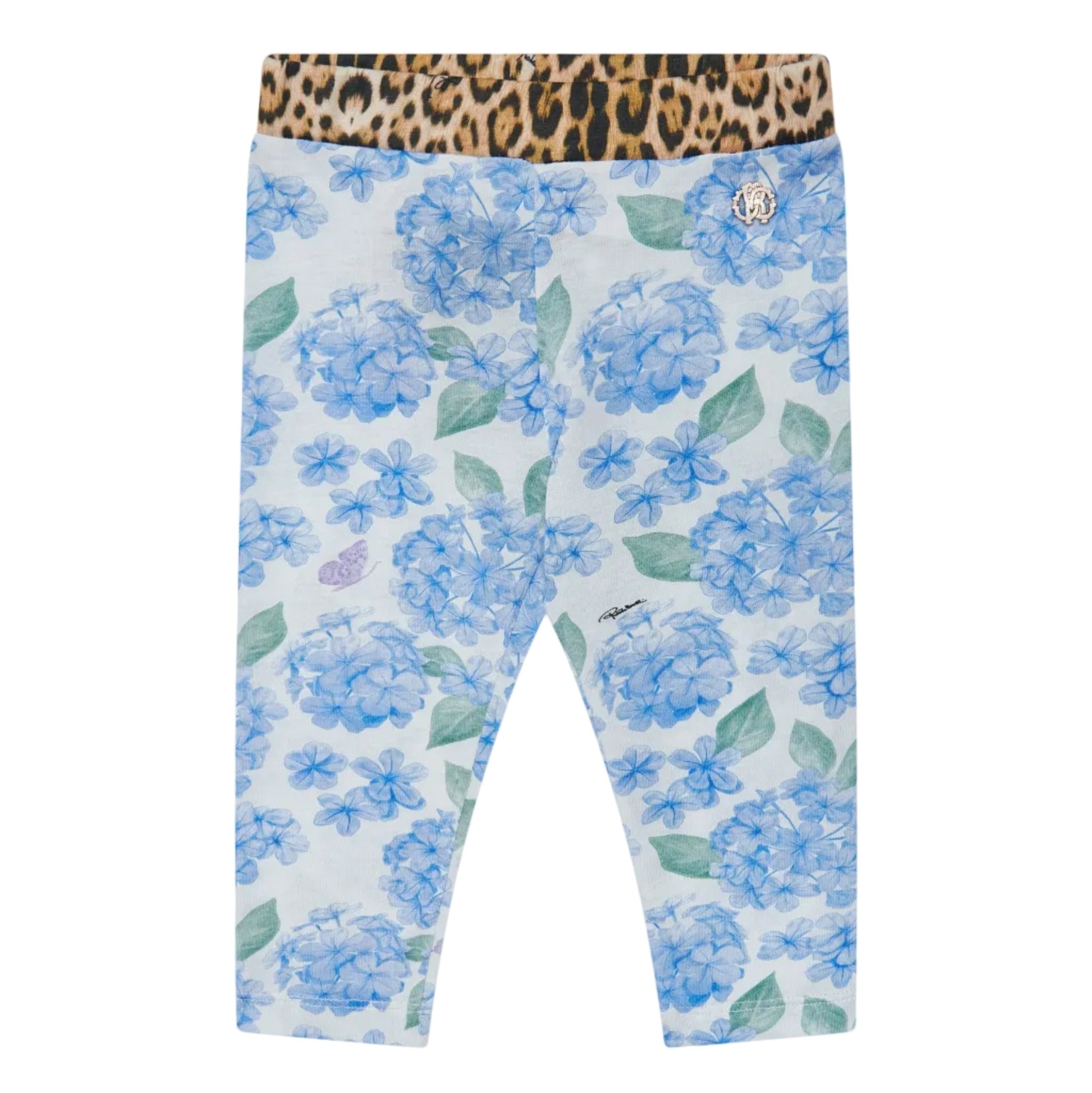 Roberto CavalliHydrangea Print Leggings8053638324903SAVANNA