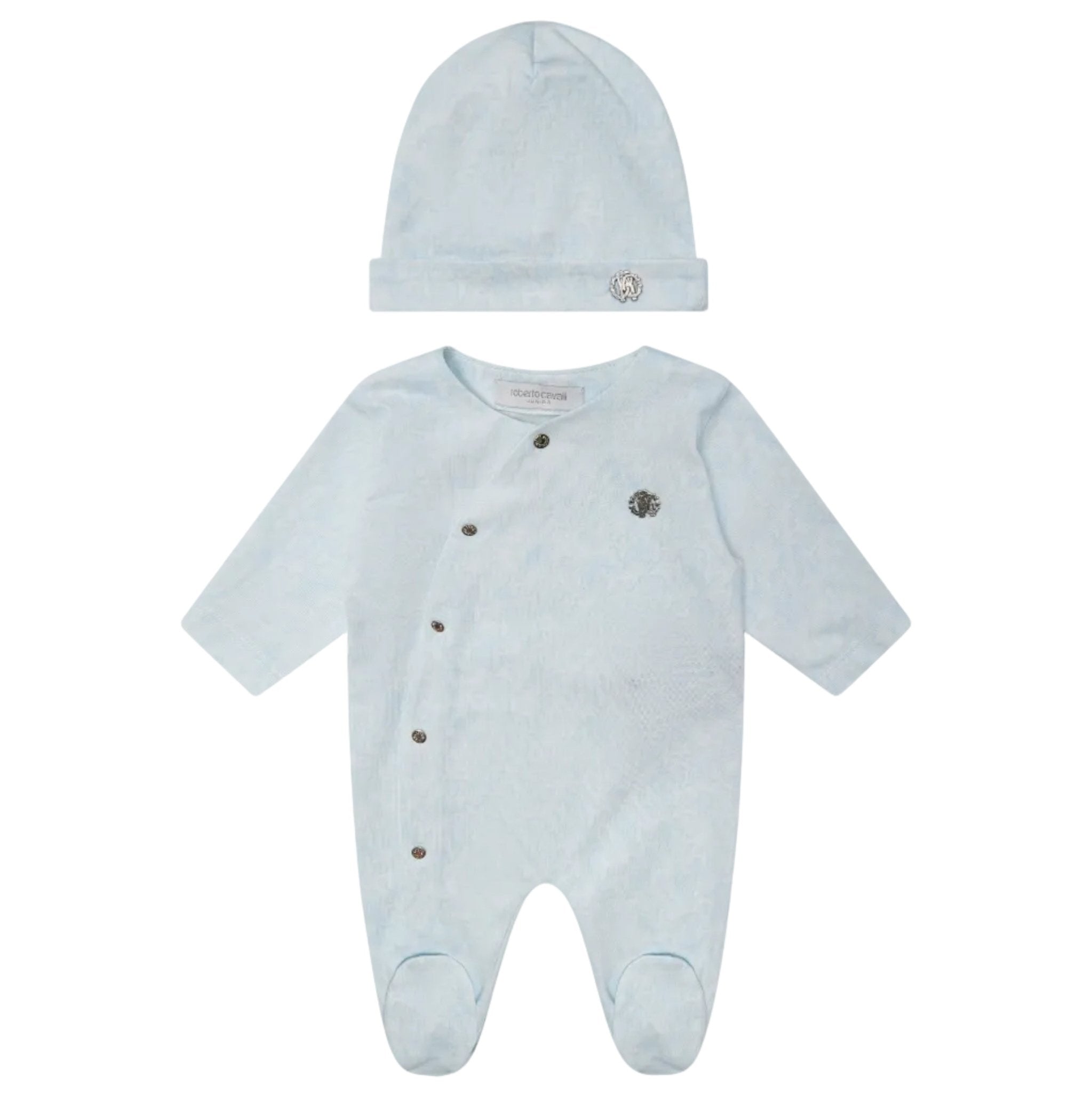 Roberto CavalliMonogram Print Babygrow Set8053638321667SAVANNA