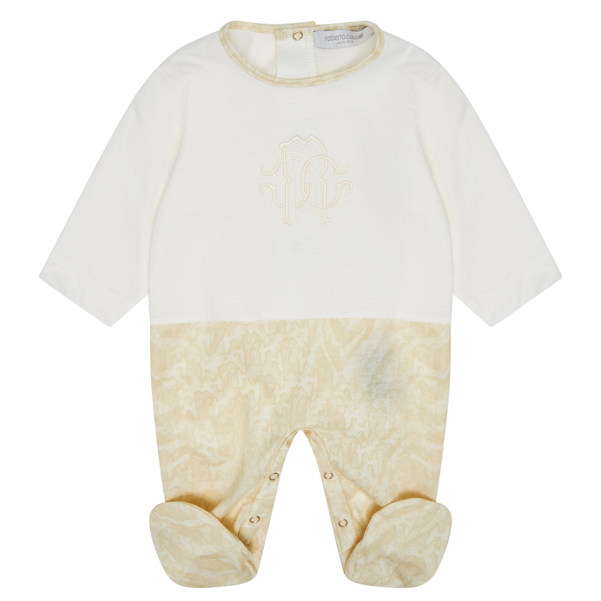 Roberto CavalliMonogram Print Babygrow Set8053638321766SAVANNA