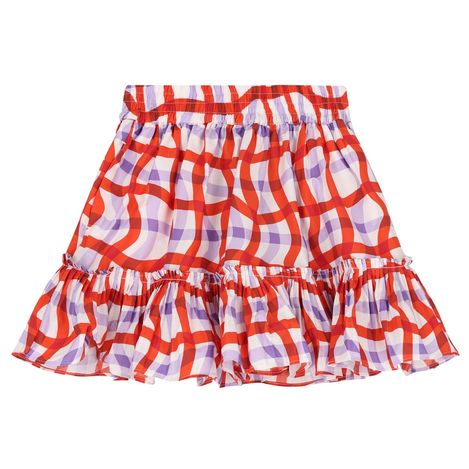 Stella McCartneyCheck Print Mini Skirt8055178779502SAVANNA