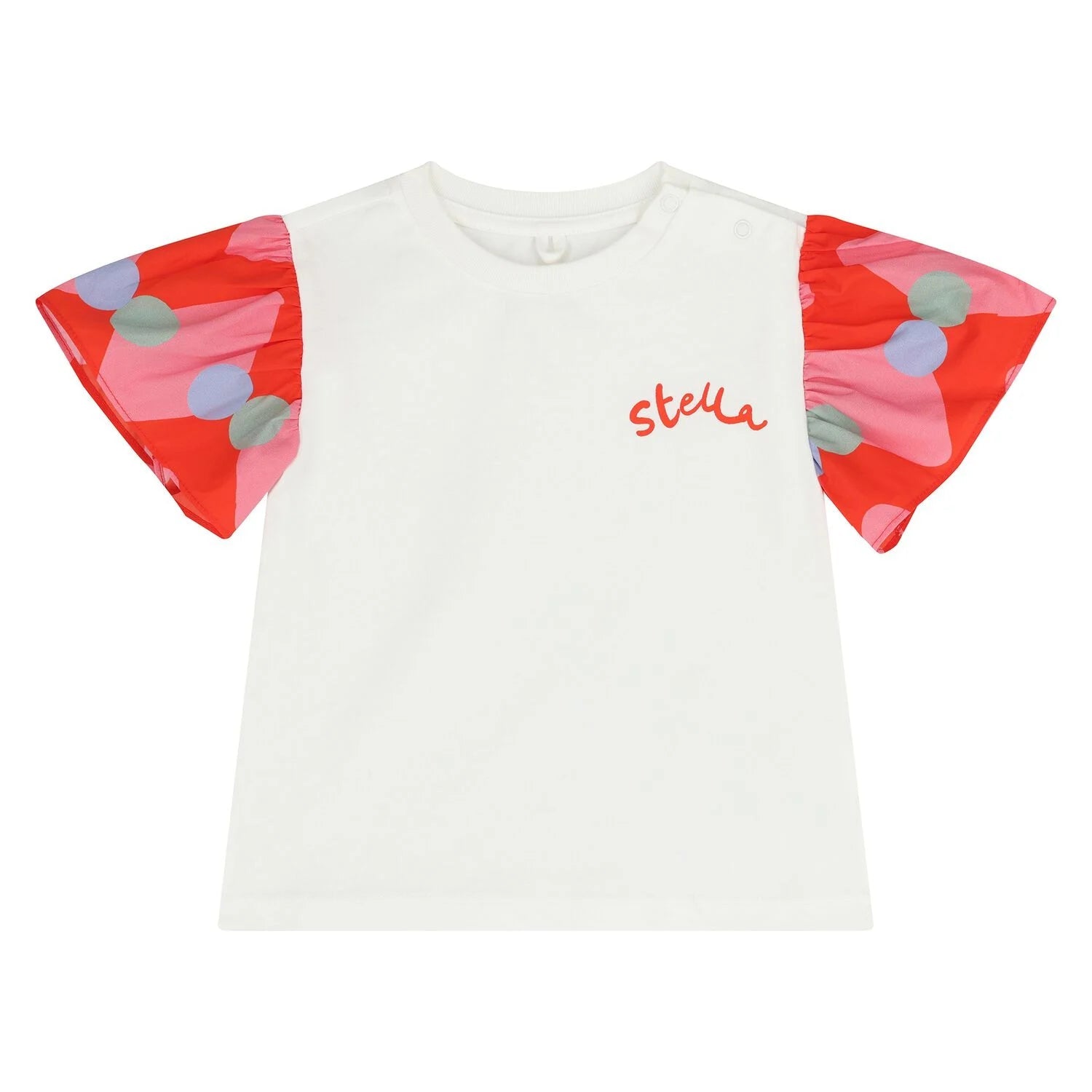Stella McCartneyContrast Sleeve Graphic T-Shirt8059774256825SAVANNA