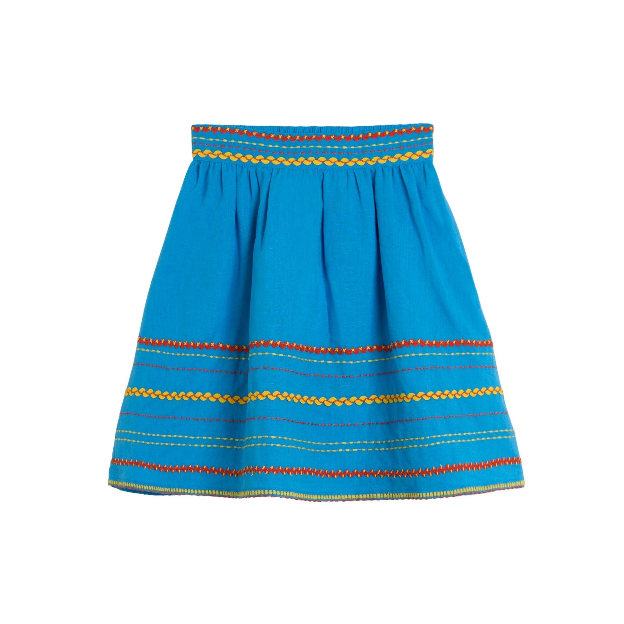 Stella McCartneyEmbroidered Details Pleated SkirtSAVANNA