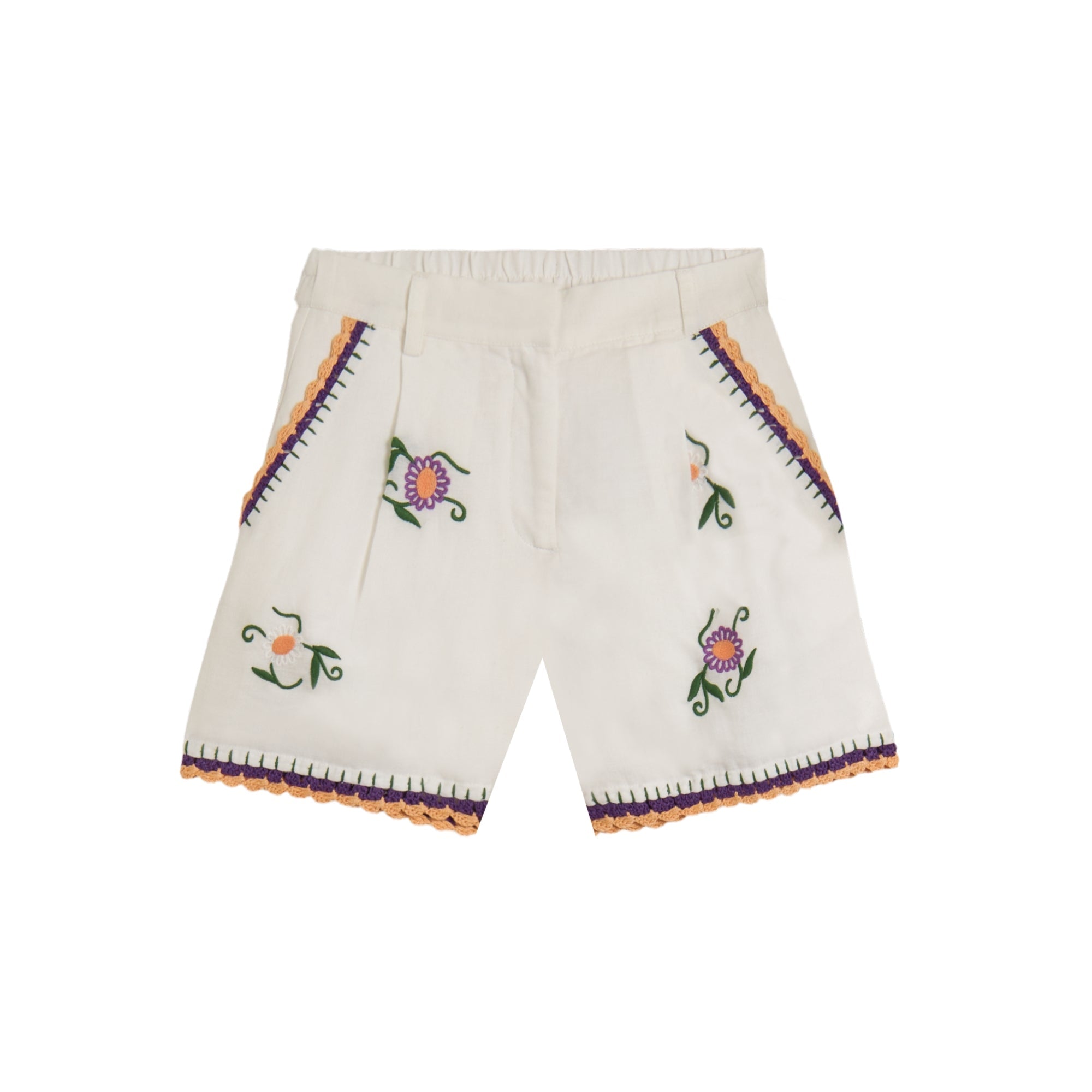 Stella McCartneyFloral Embroidered ShortsSAVANNA