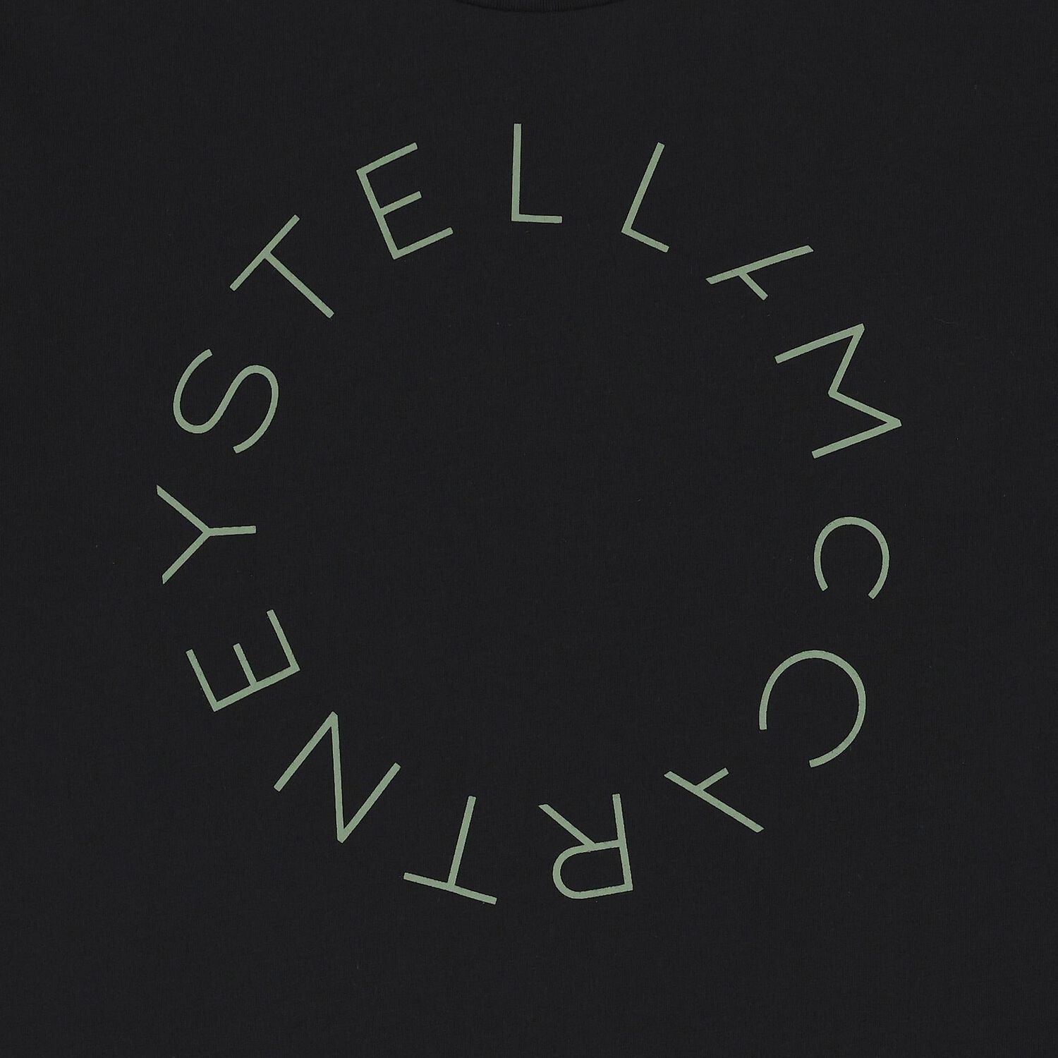 Stella McCartneyGreen Circle Logo T-shirt8055178994967SAVANNA