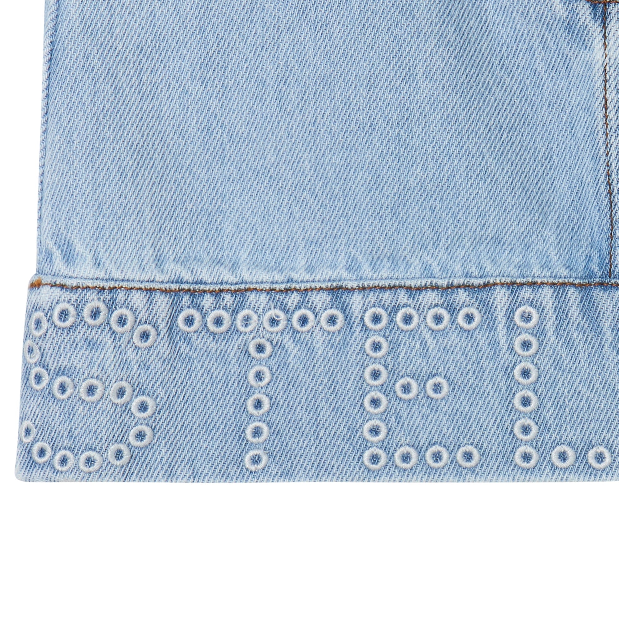 Stella McCartneyLogo Denim Mini Skirt8059774255040SAVANNA